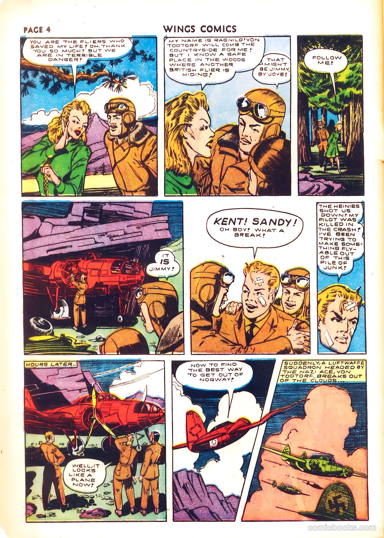 Wings Comics #26 (1942) — page 6 of 68