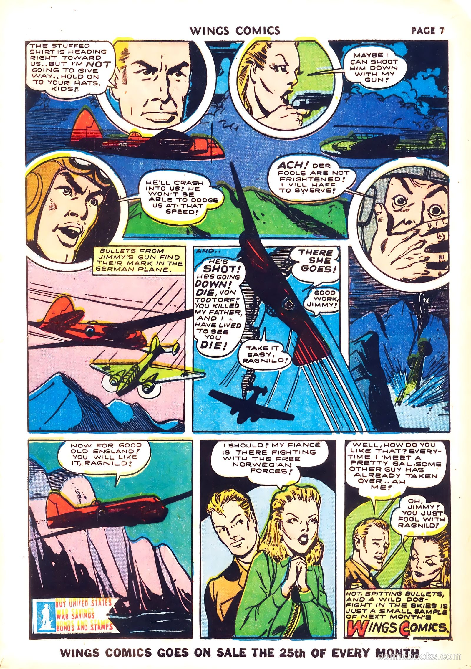 Wings Comics #26 (1942) — page 9 of 68
