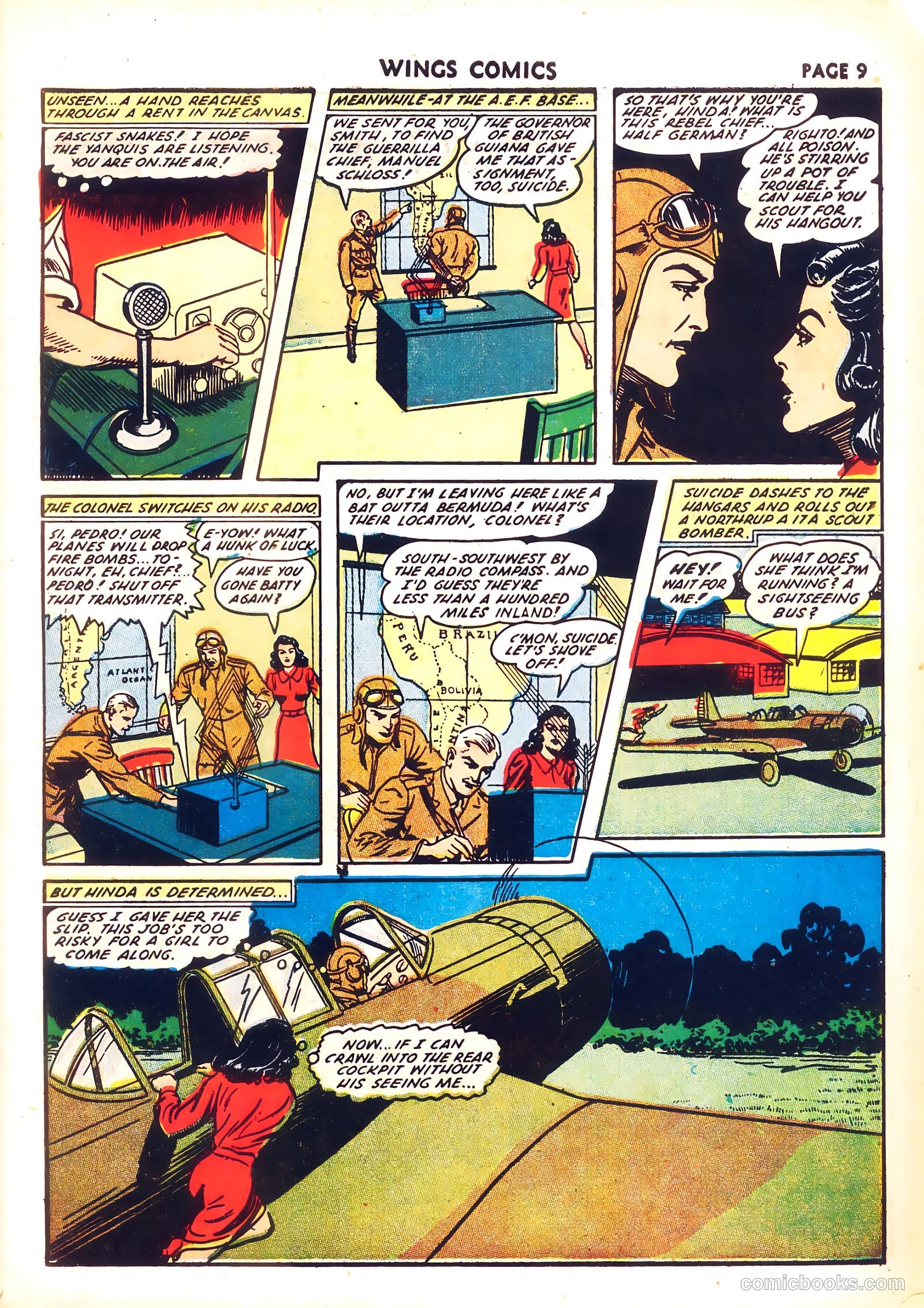 Wings Comics #26 (1942) — page 11 of 68