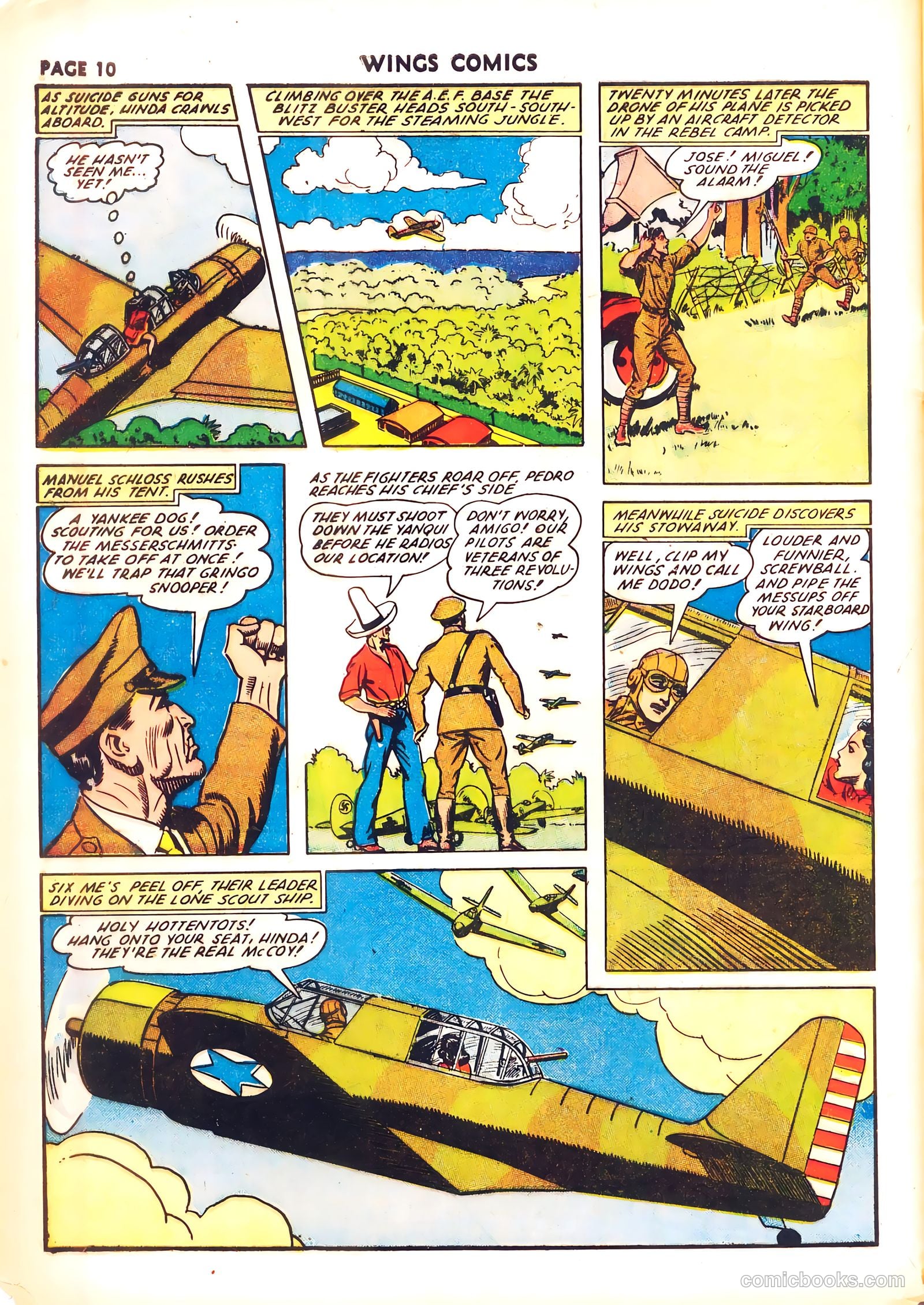 Wings Comics #26 (1942) — page 12 of 68