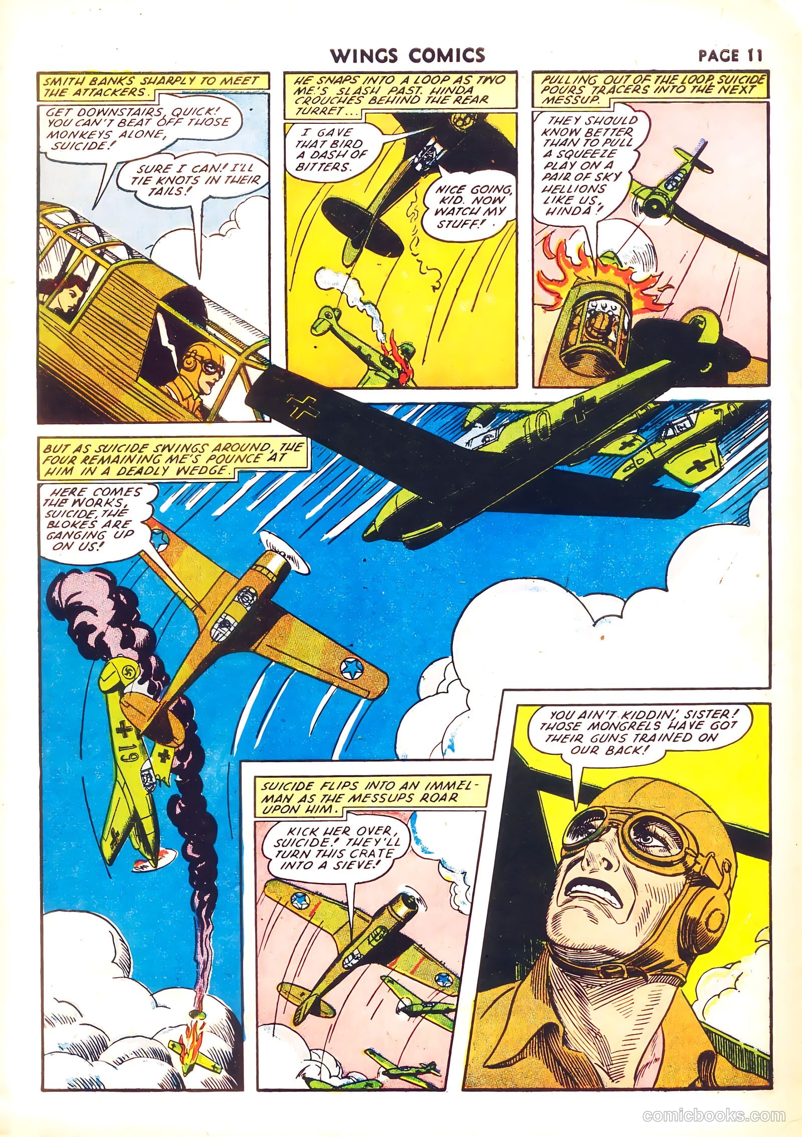Wings Comics #26 (1942) — page 13 of 68