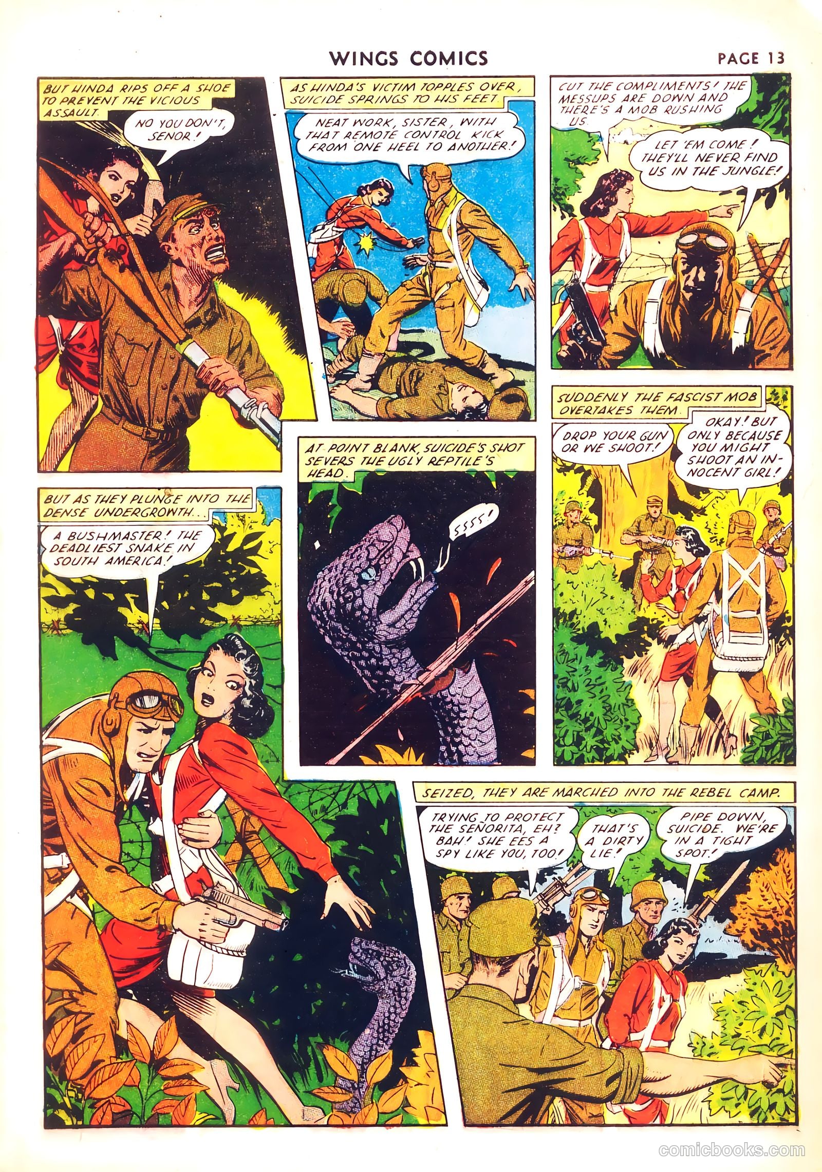 Wings Comics #26 (1942) — page 15 of 68