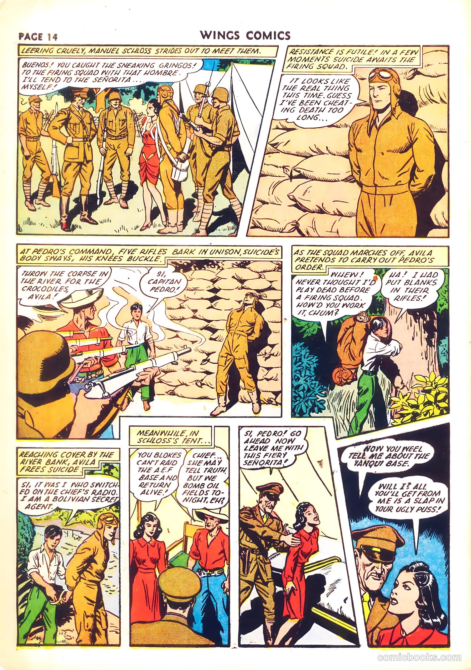 Wings Comics #26 (1942) — page 16 of 68