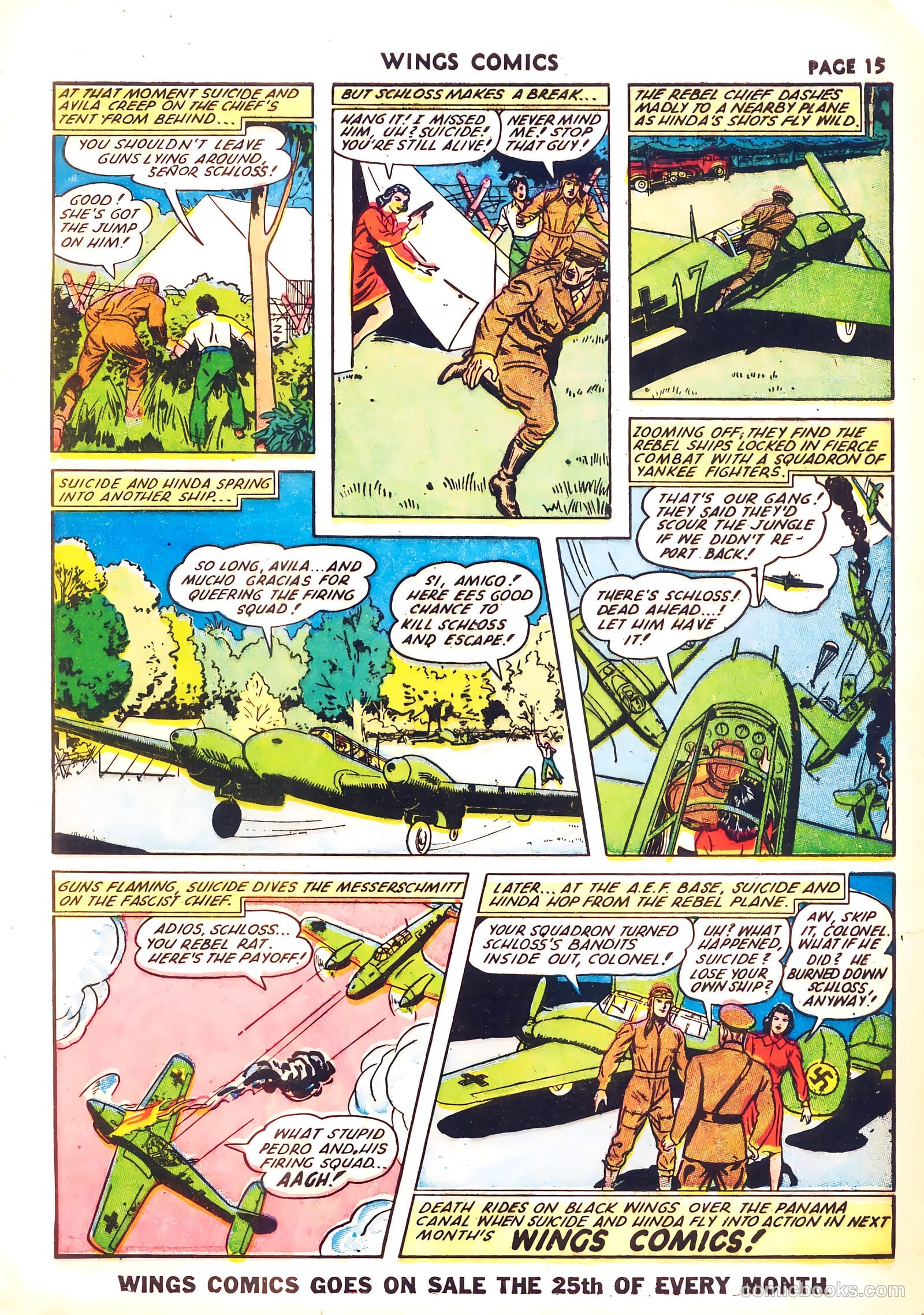 Wings Comics #26 (1942) — page 17 of 68