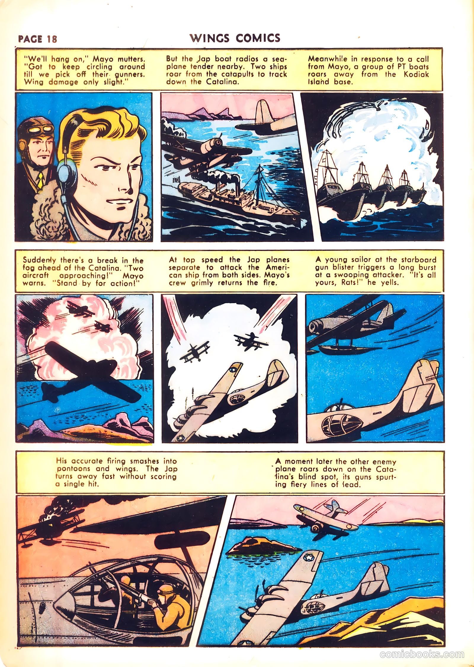 Wings Comics #26 (1942) — page 20 of 68