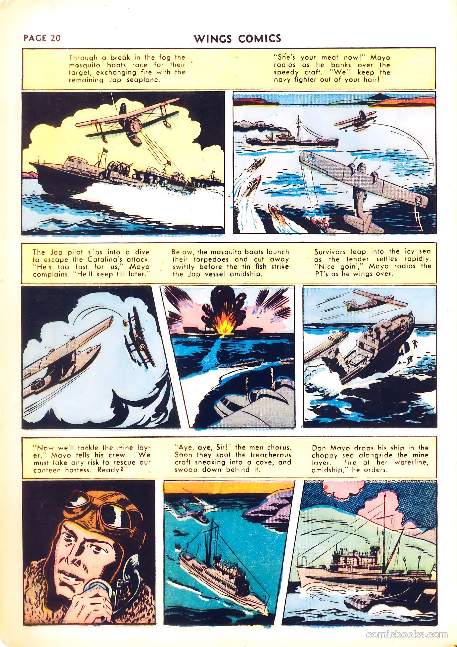 Wings Comics #26 (1942) — page 22 of 68