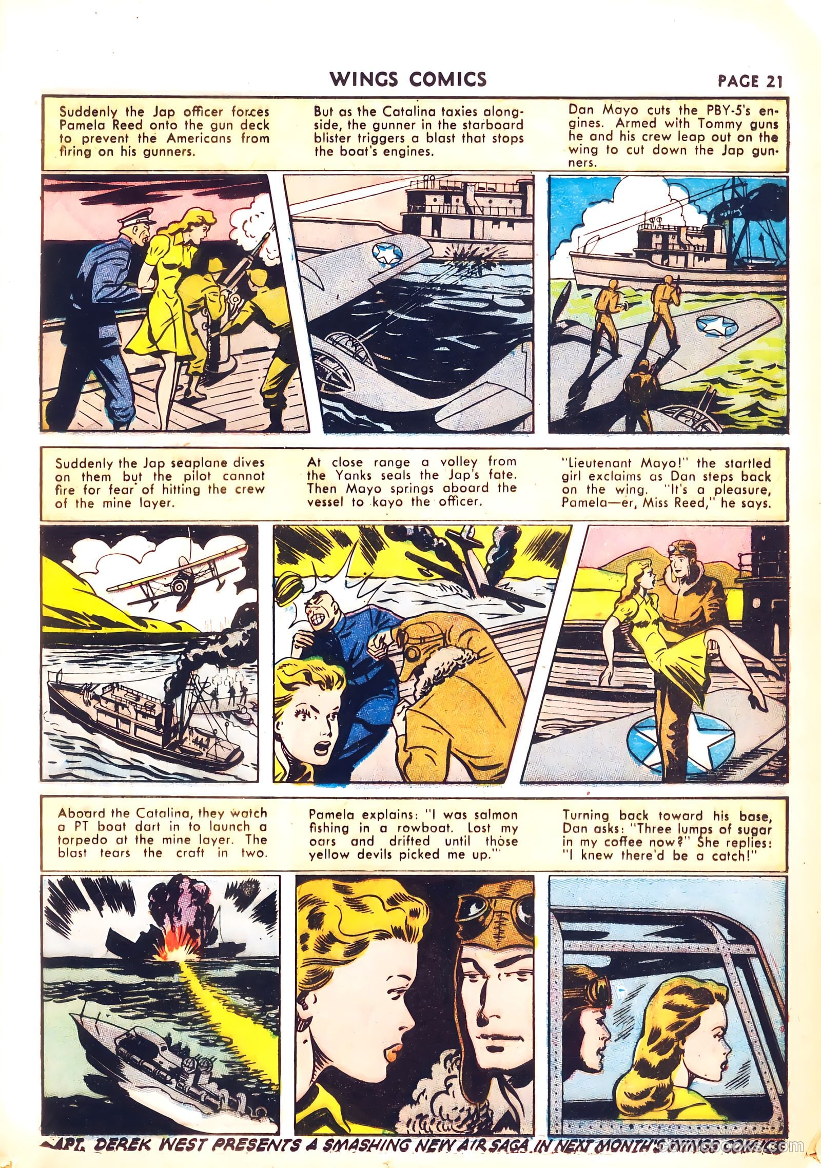 Wings Comics #26 (1942) — page 23 of 68