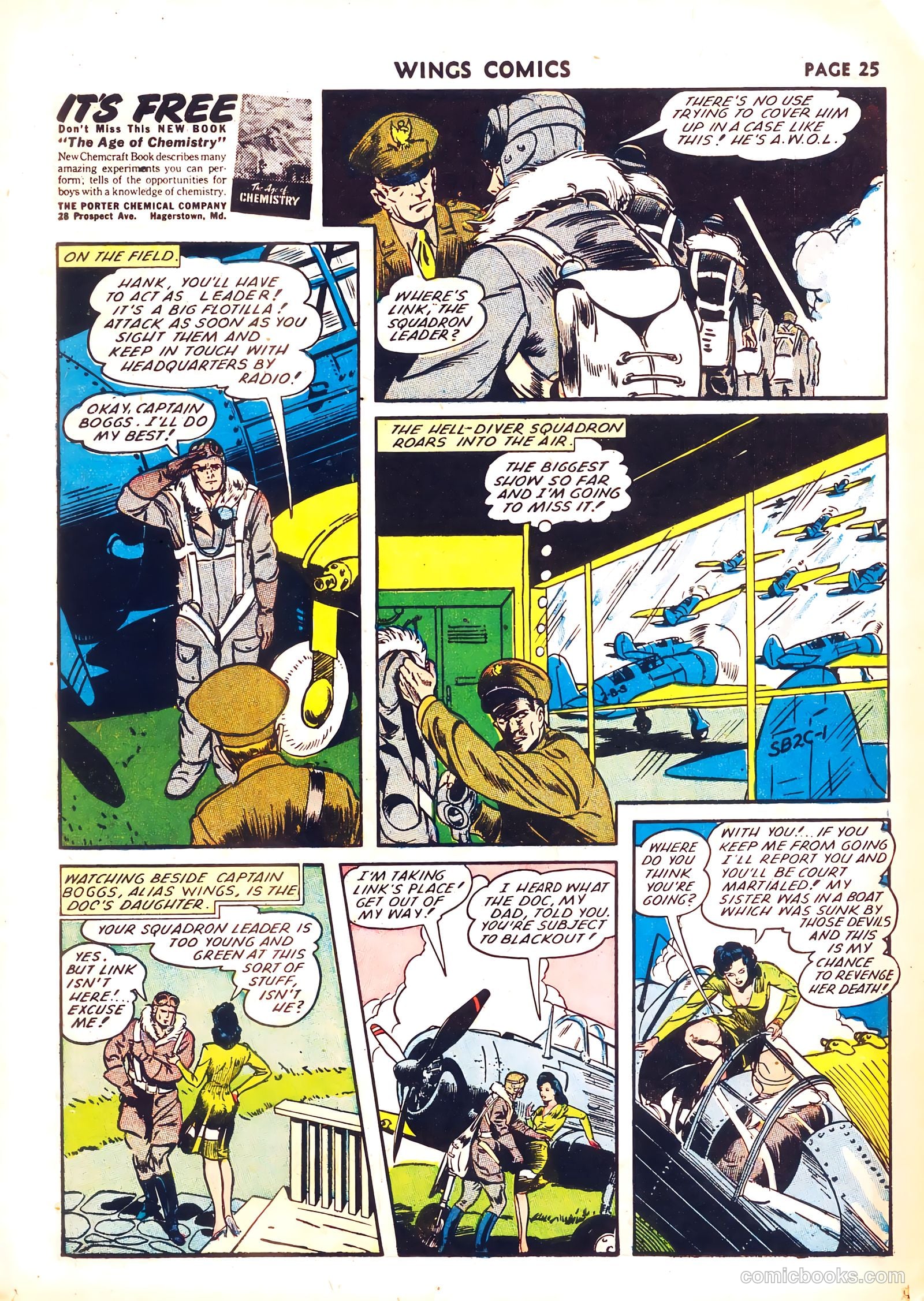 Wings Comics #26 (1942) — page 27 of 68