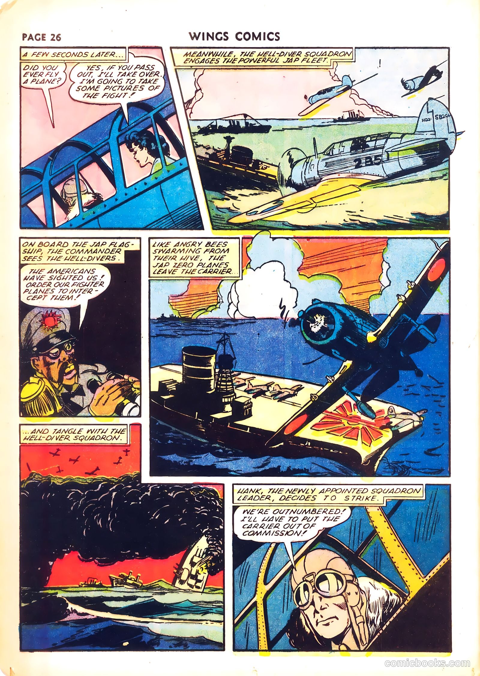 Wings Comics #26 (1942) — page 28 of 68