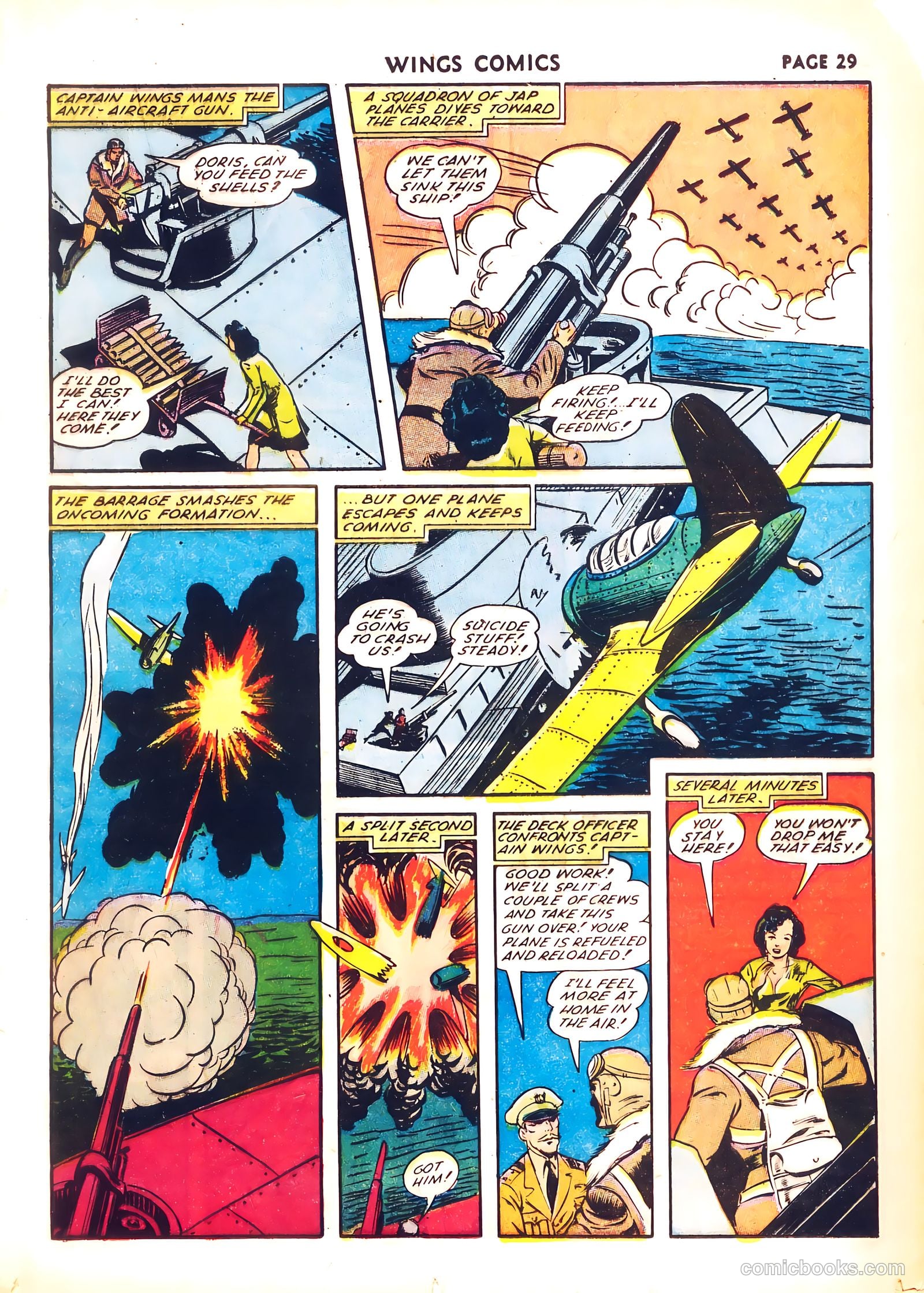 Wings Comics #26 (1942) — page 31 of 68