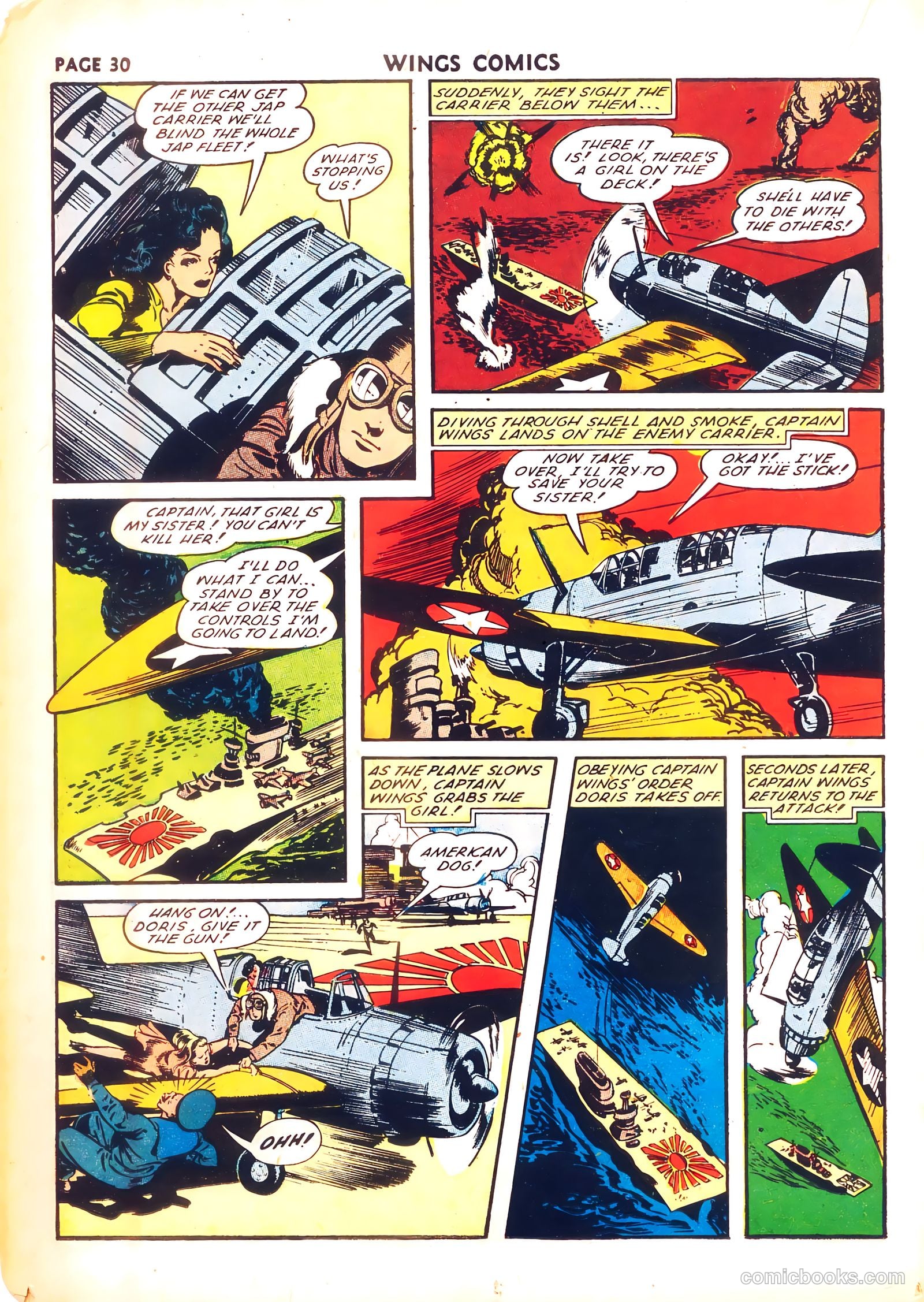 Wings Comics #26 (1942) — page 32 of 68