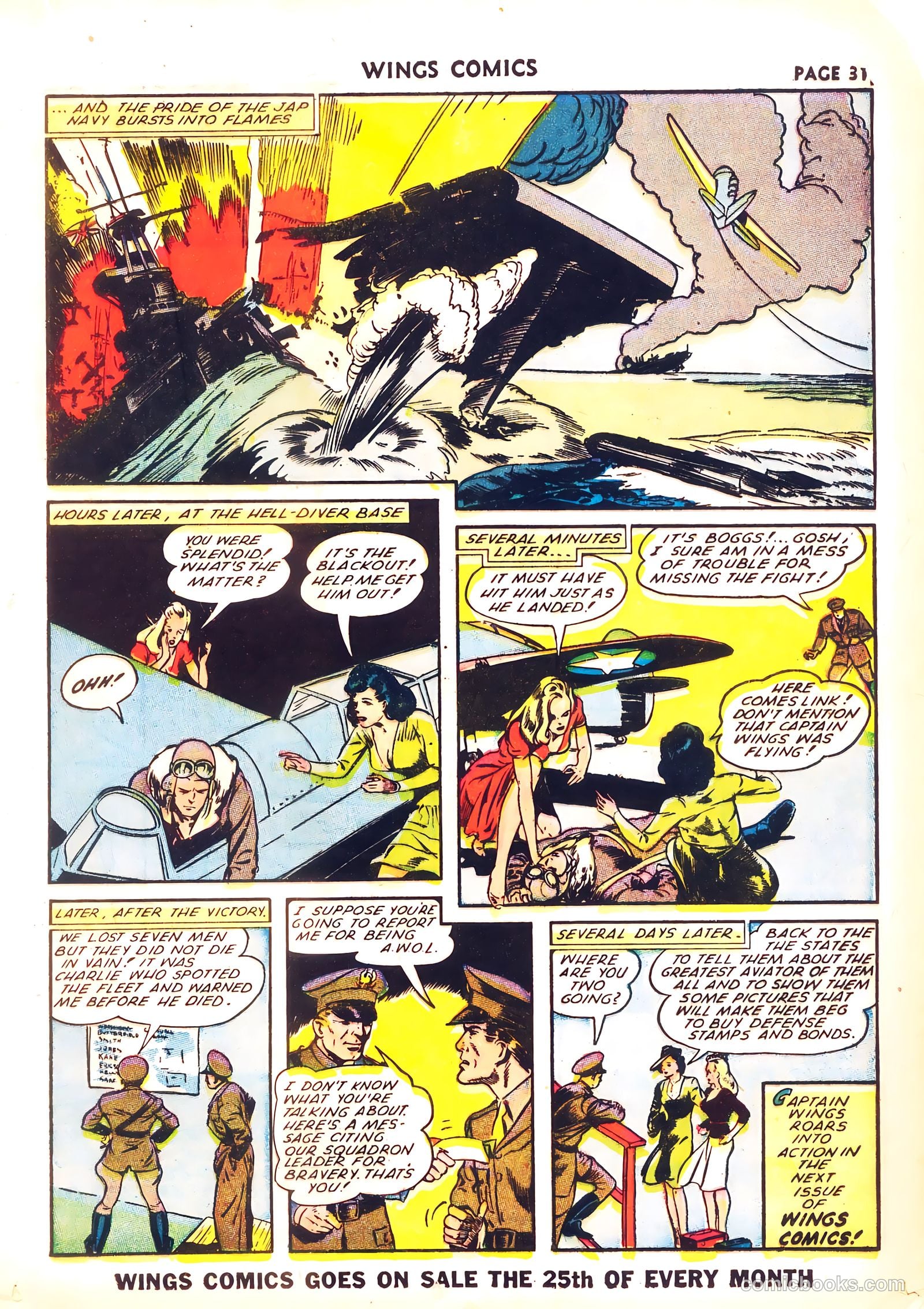 Wings Comics #26 (1942) — page 33 of 68