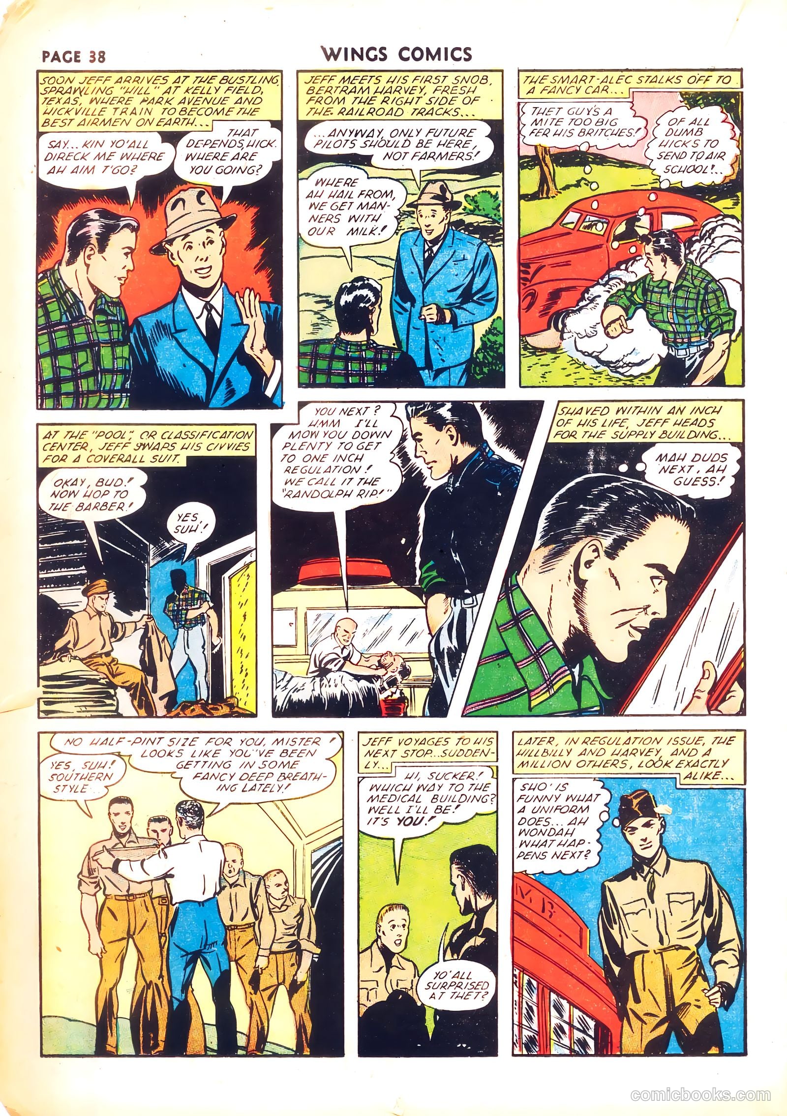 Wings Comics #26 (1942) — page 40 of 68