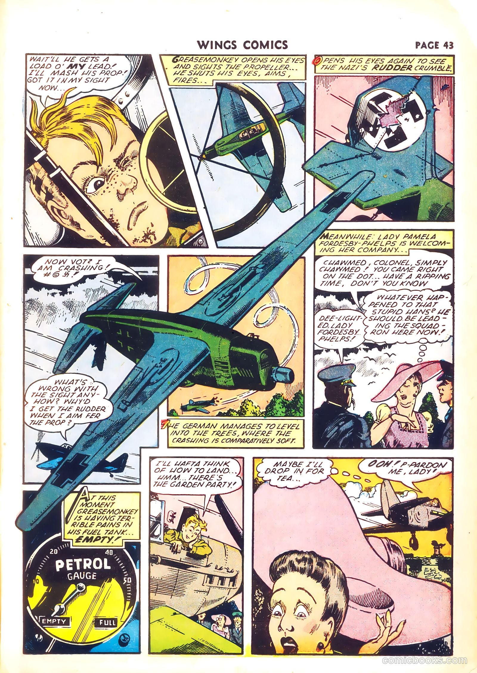 Wings Comics #26 (1942) — page 45 of 68