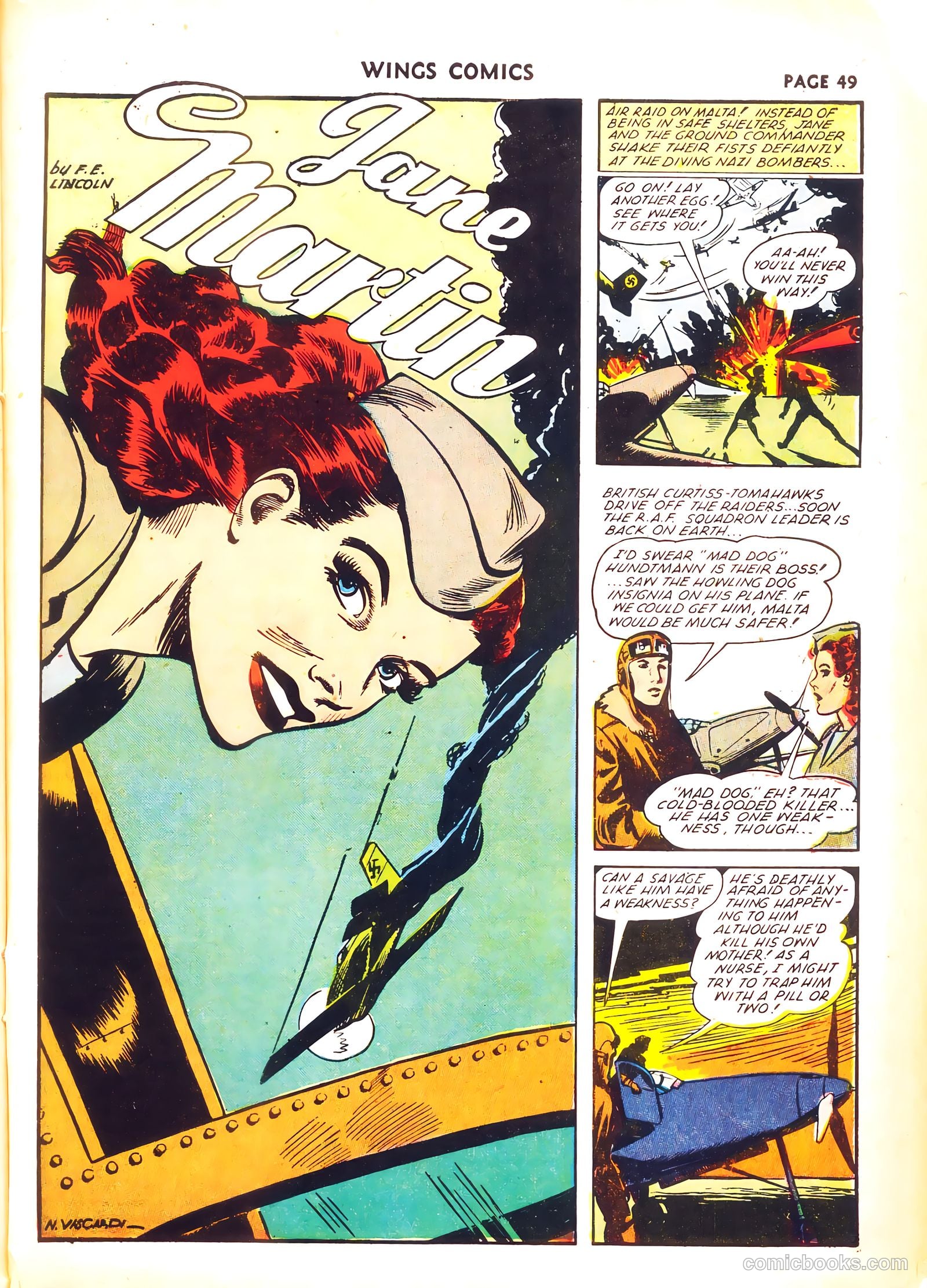 Wings Comics #26 (1942) — page 51 of 68