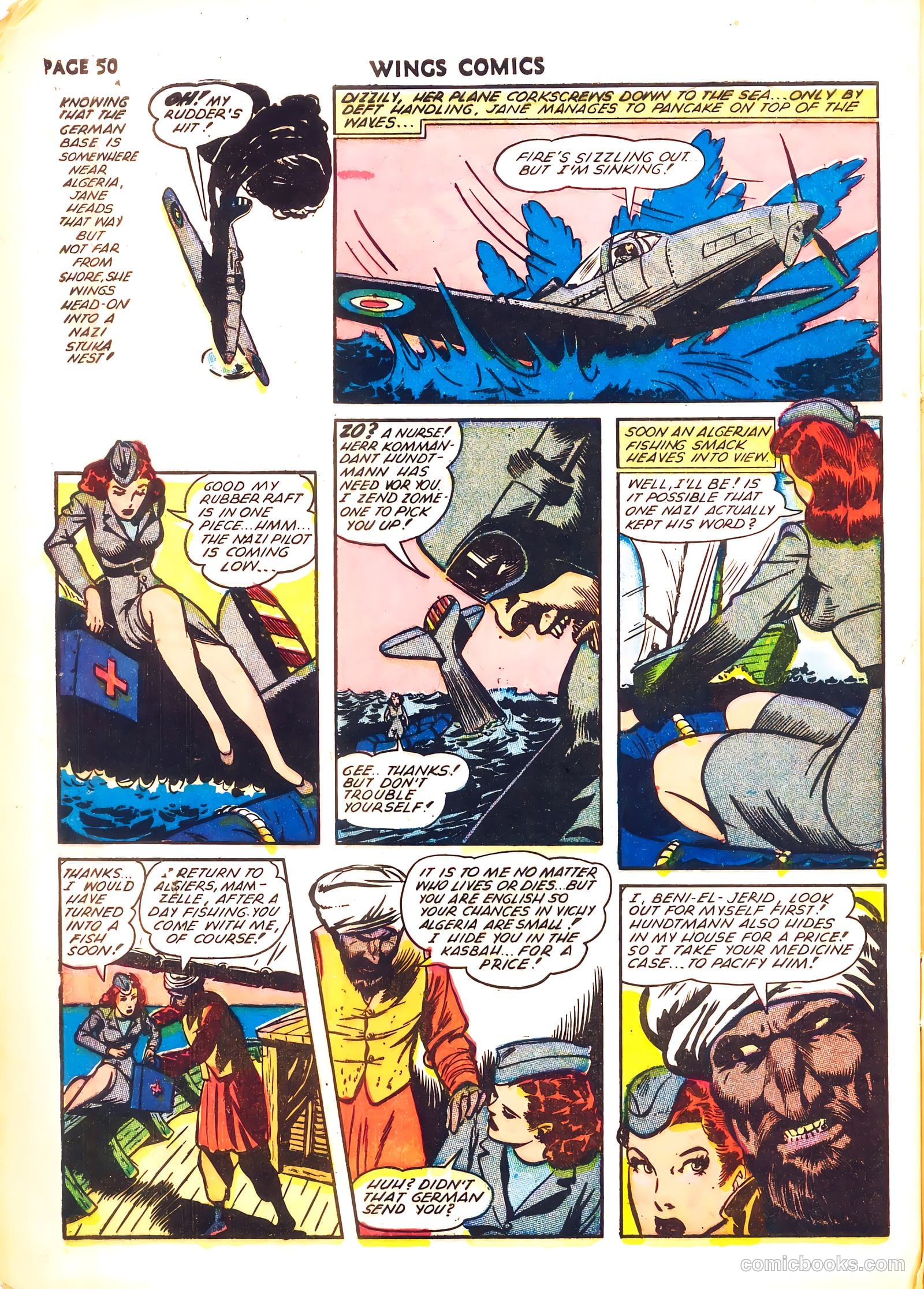 Wings Comics #26 (1942) — page 52 of 68