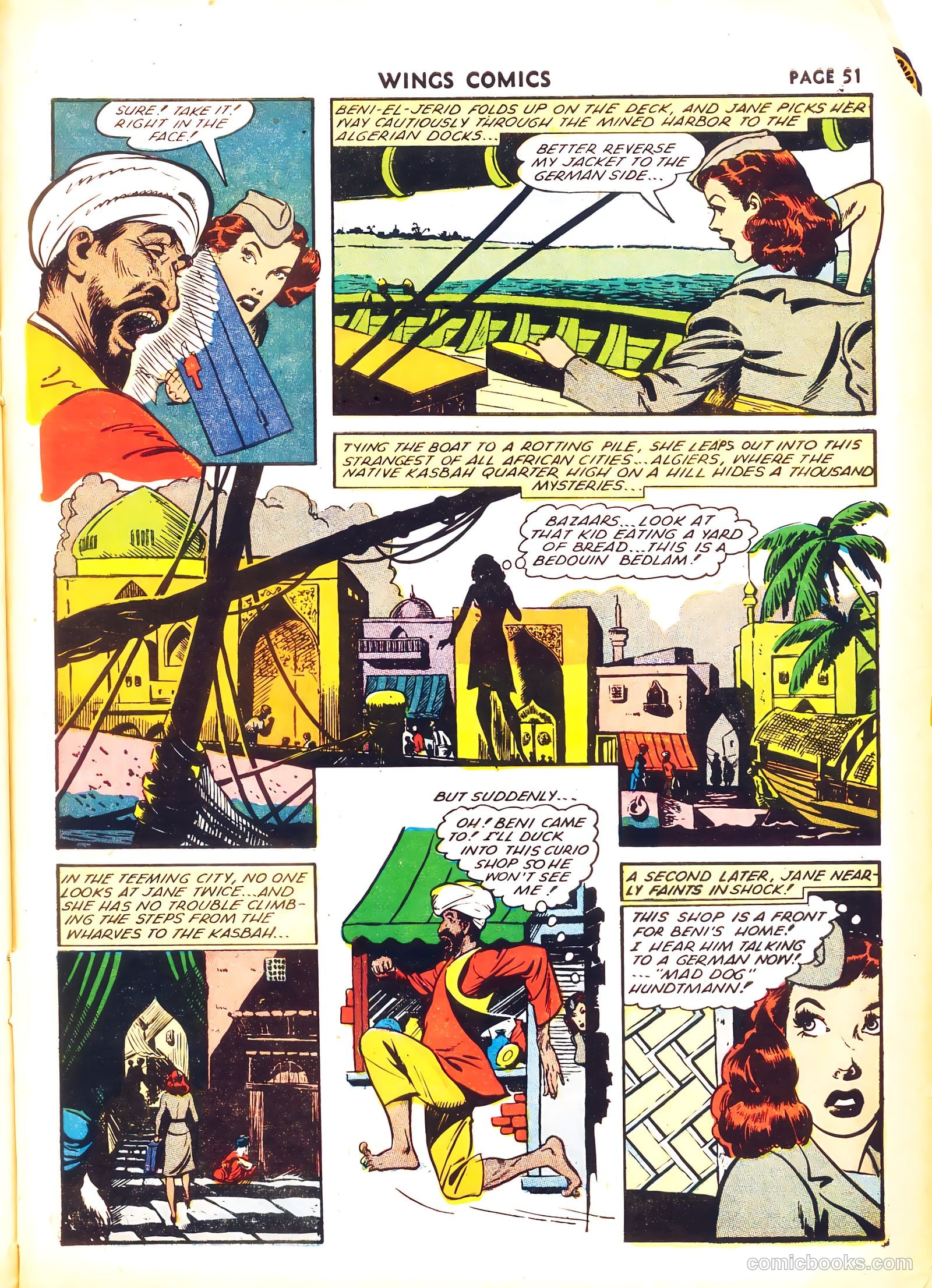 Wings Comics #26 (1942) — page 53 of 68