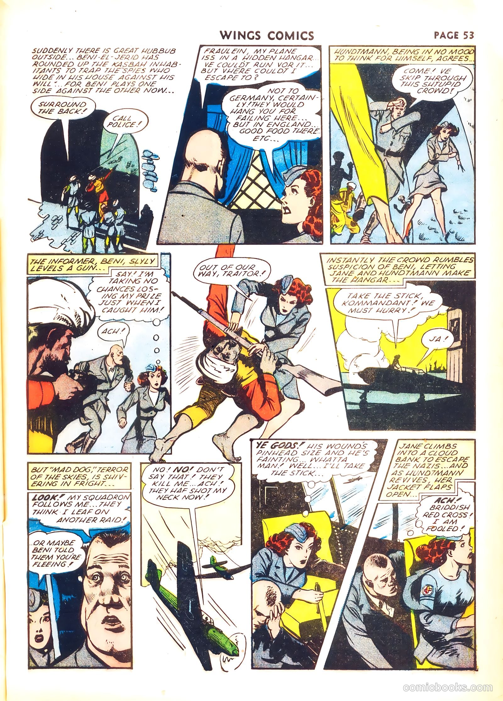 Wings Comics #26 (1942) — page 55 of 68