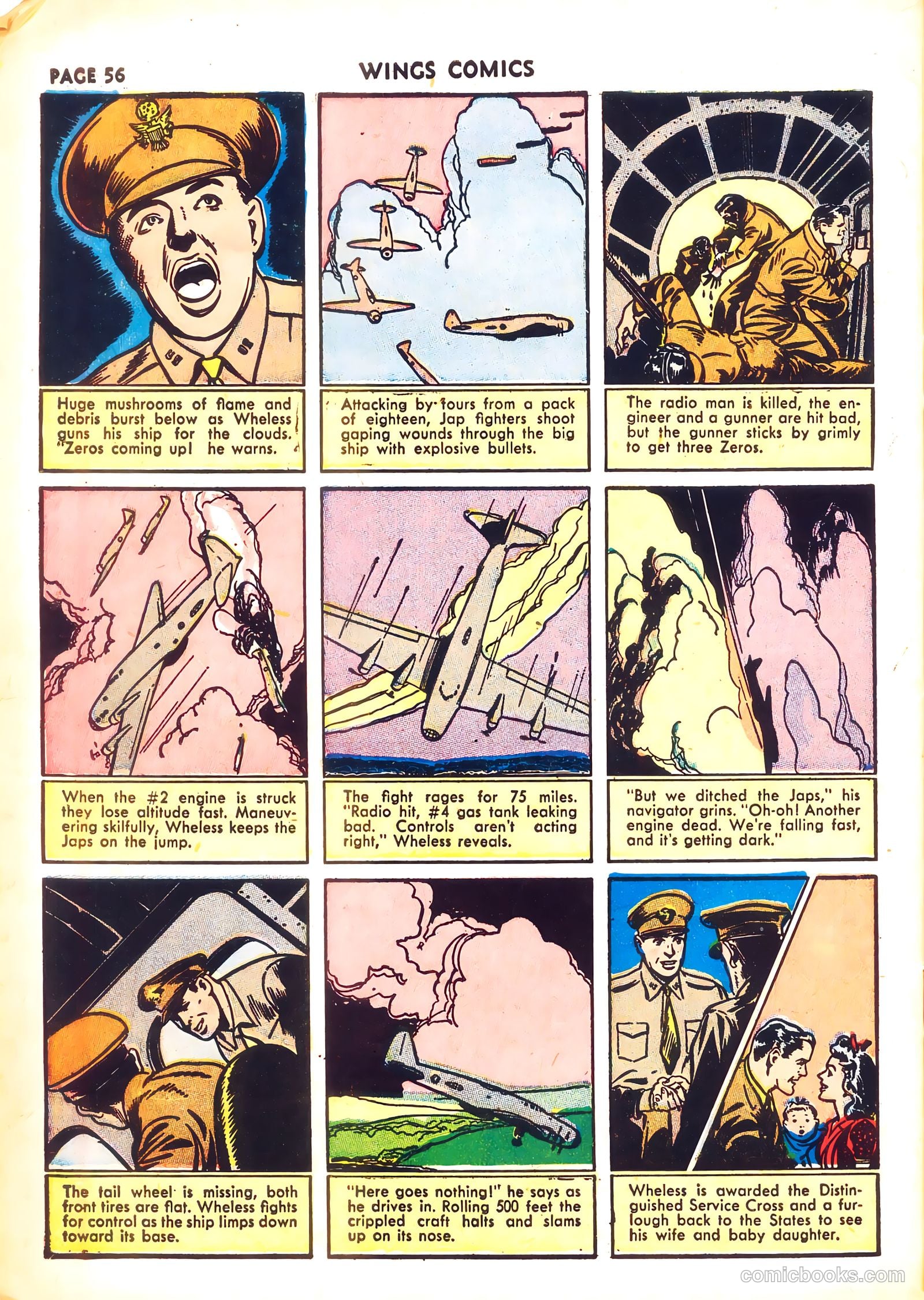 Wings Comics #26 (1942) — page 58 of 68