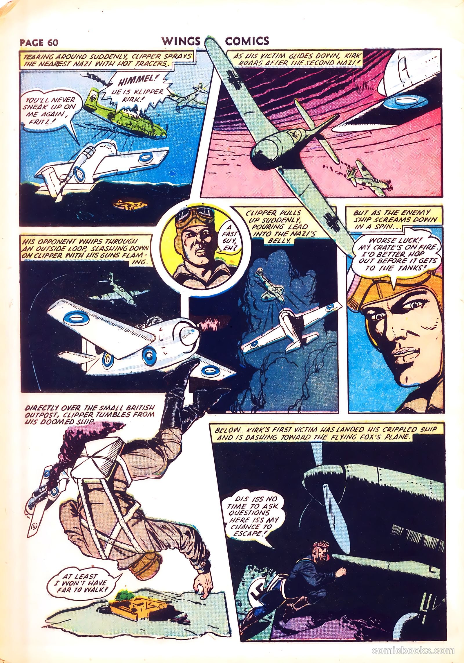 Wings Comics #26 (1942) — page 62 of 68