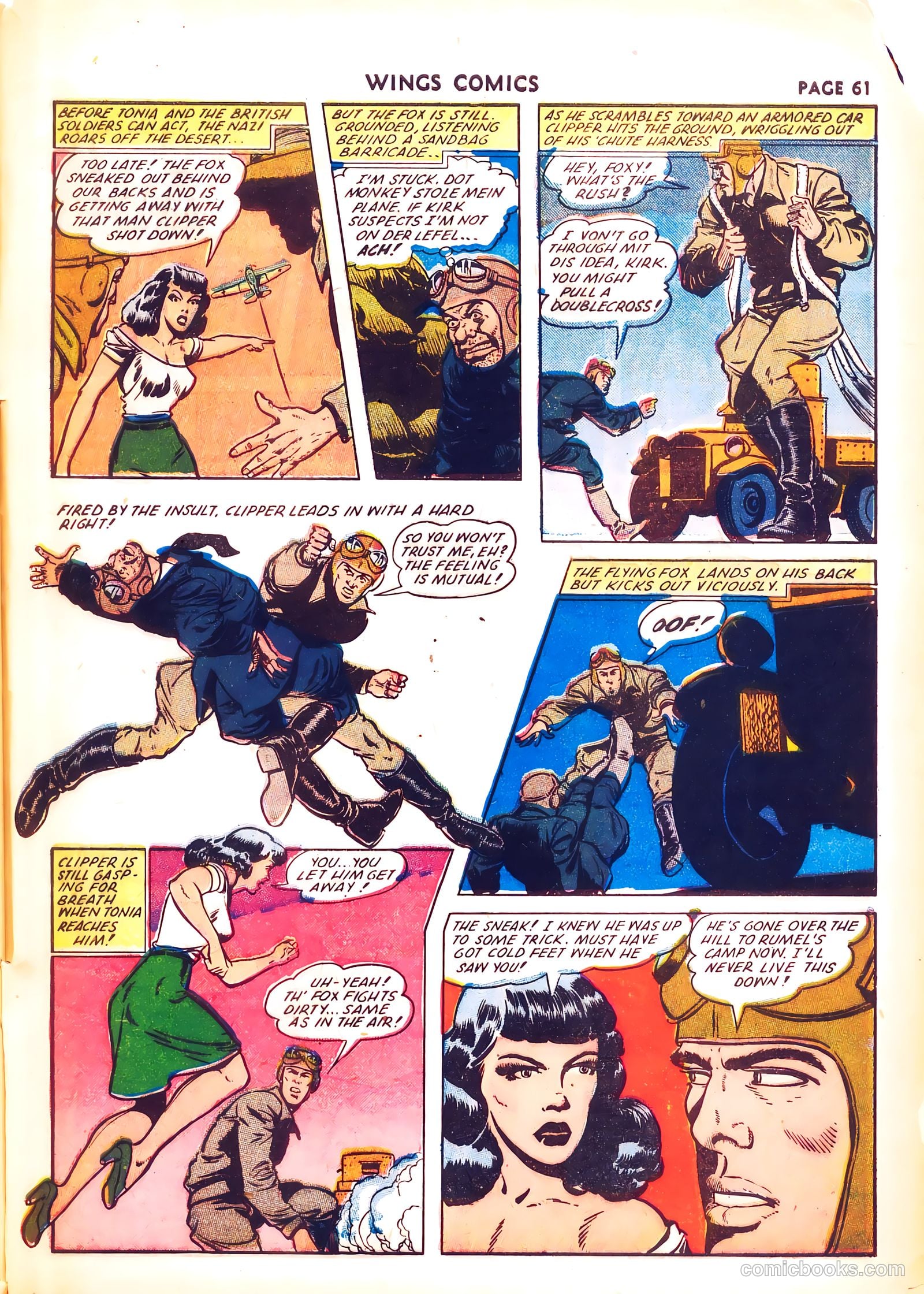 Wings Comics #26 (1942) — page 63 of 68