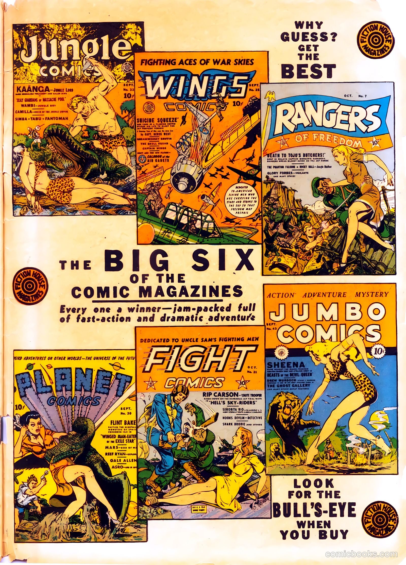 Wings Comics #26 (1942) — page 67 of 68