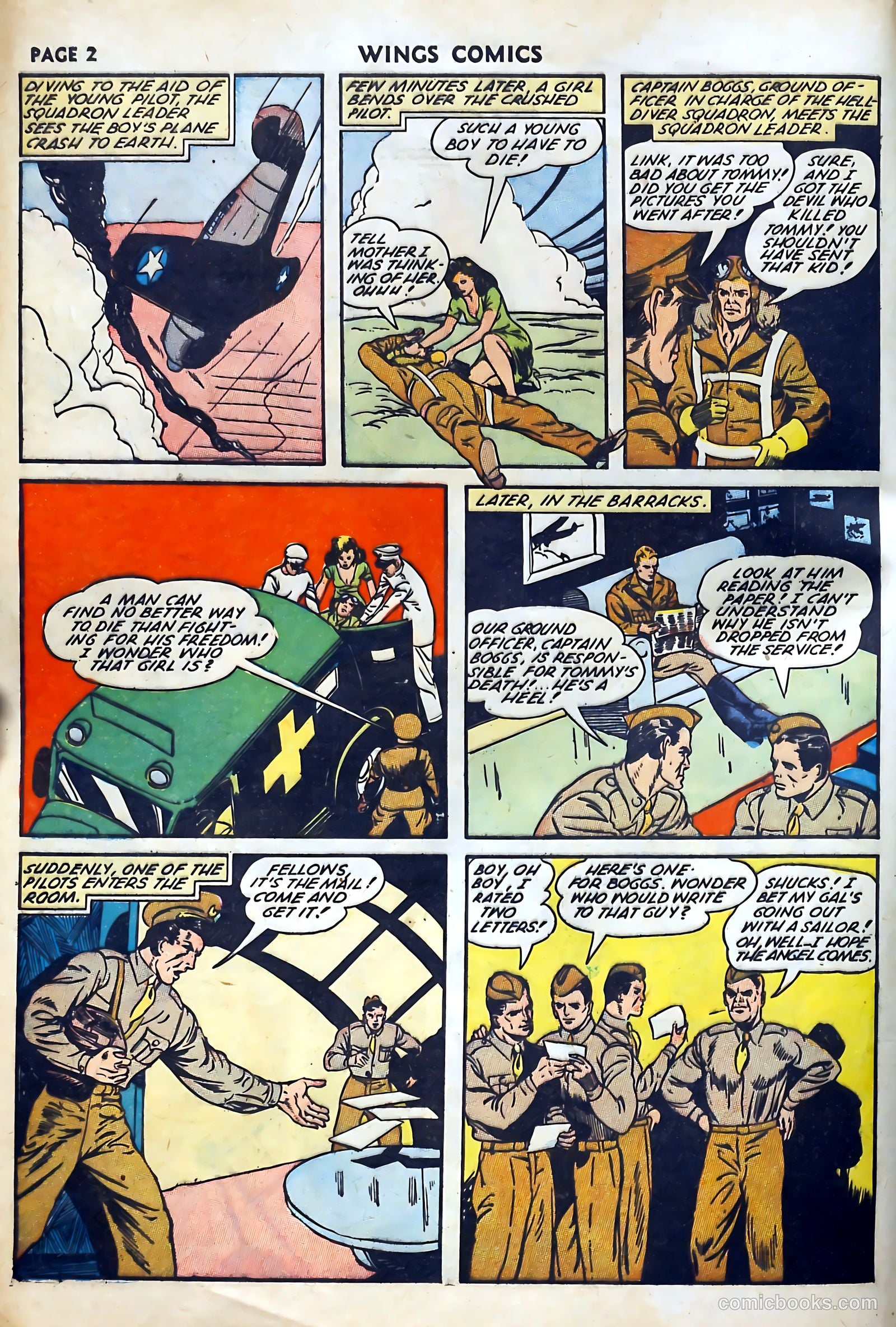 Wings Comics #27 (1942) — page 4 of 69