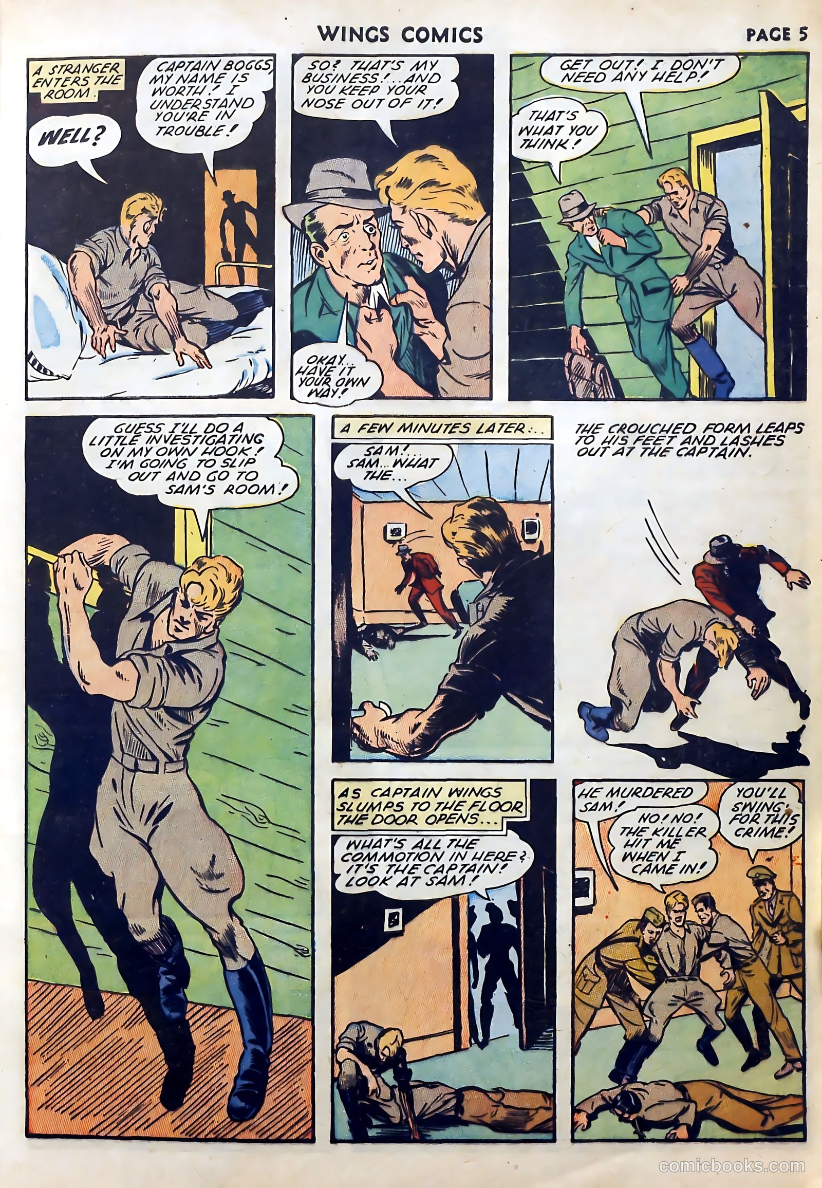 Wings Comics #27 (1942) — page 7 of 69