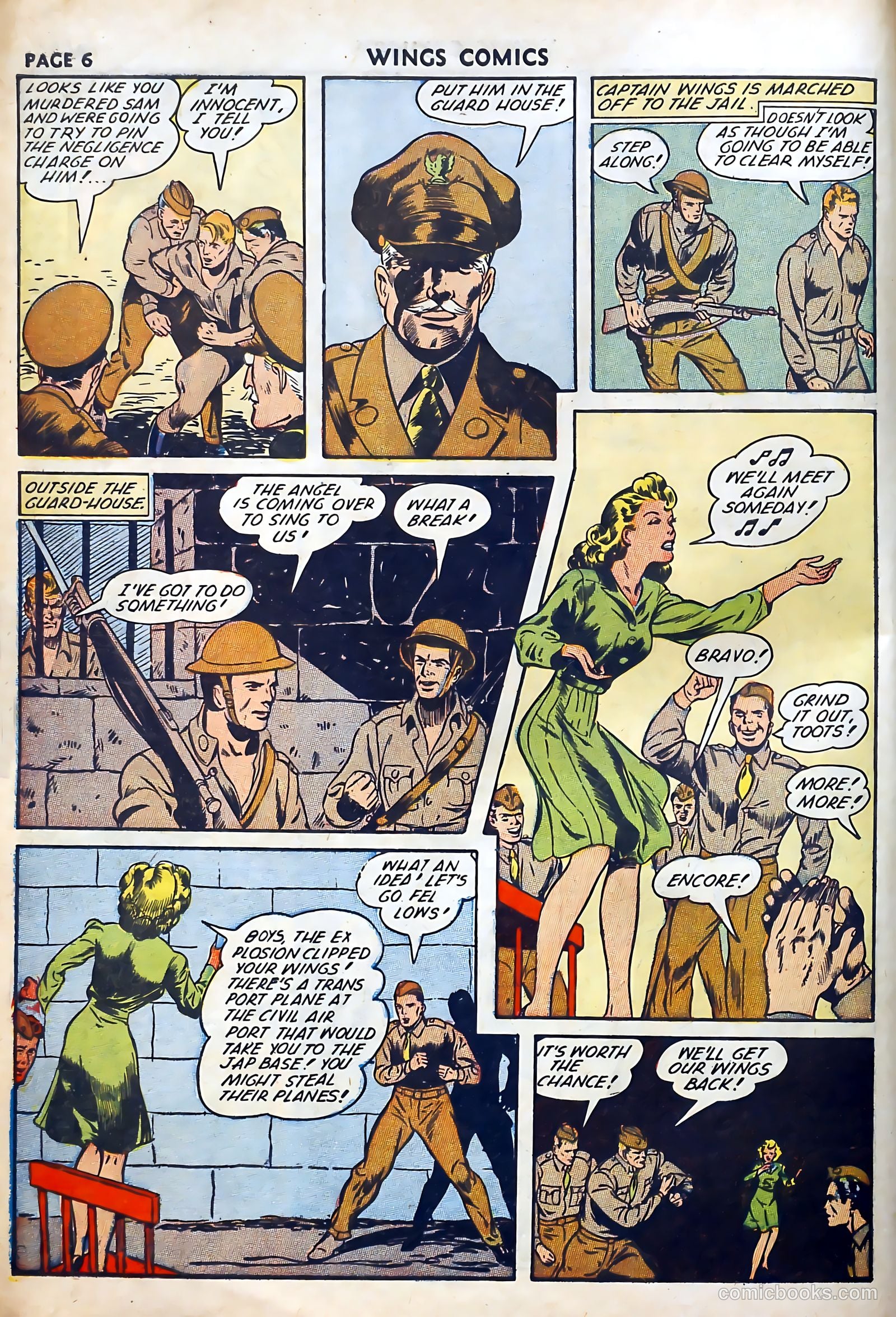 Wings Comics #27 (1942) — page 8 of 69