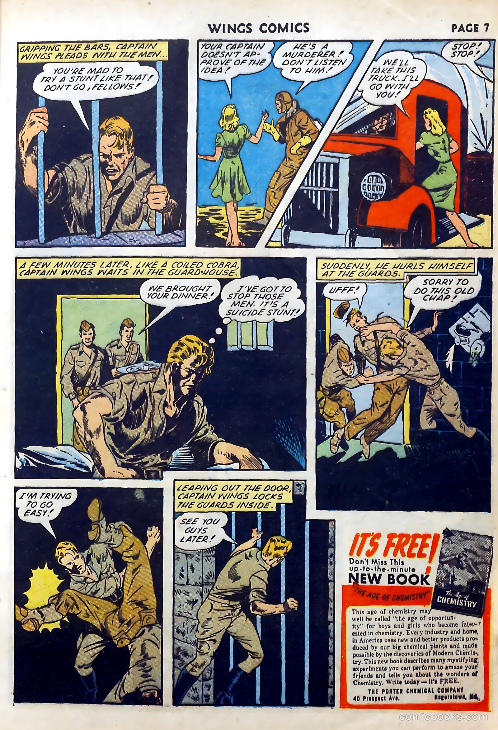 Wings Comics #27 (1942) — page 9 of 69
