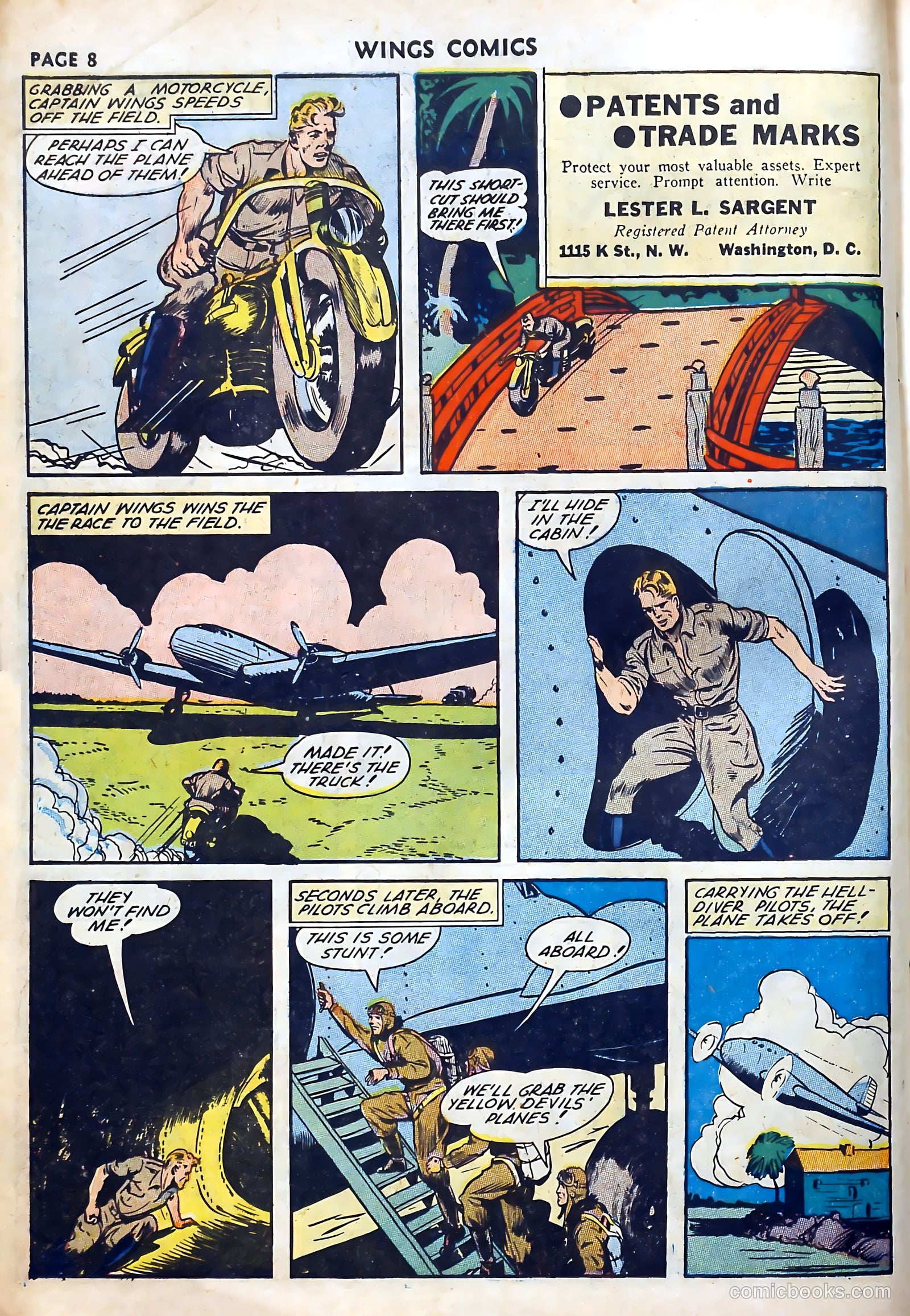 Wings Comics #27 (1942) — page 10 of 69