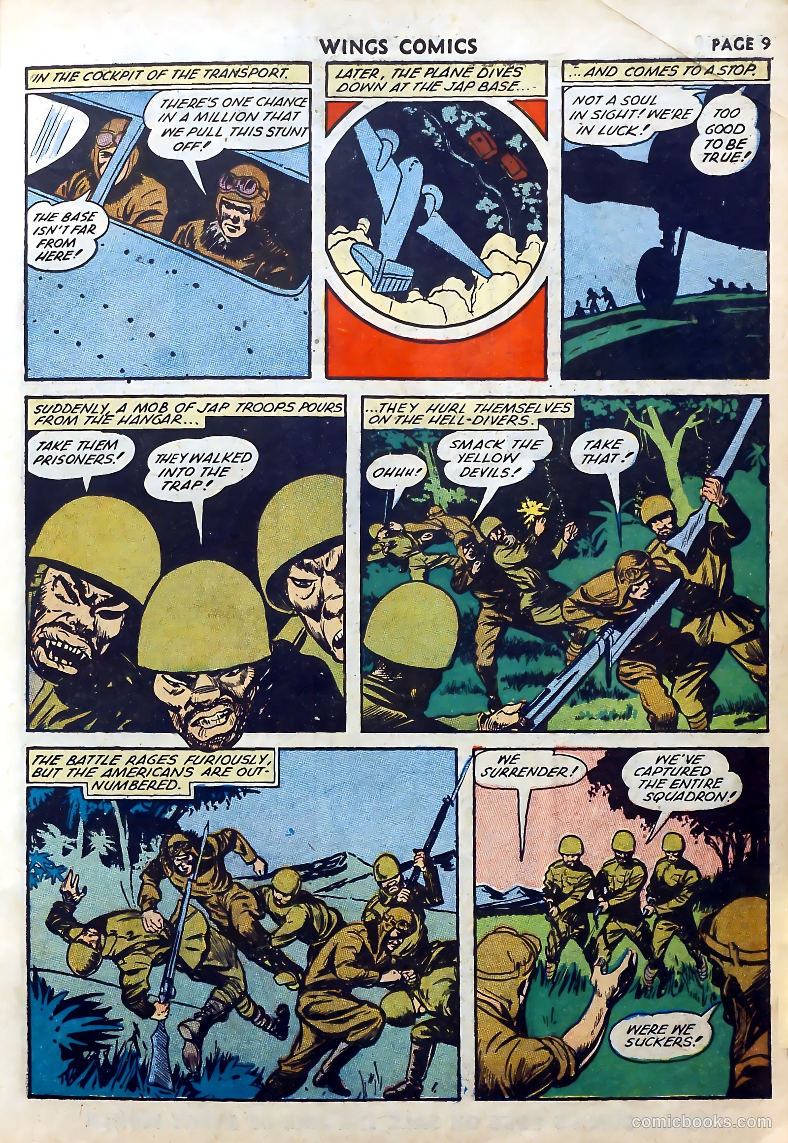 Wings Comics #27 (1942) — page 11 of 69