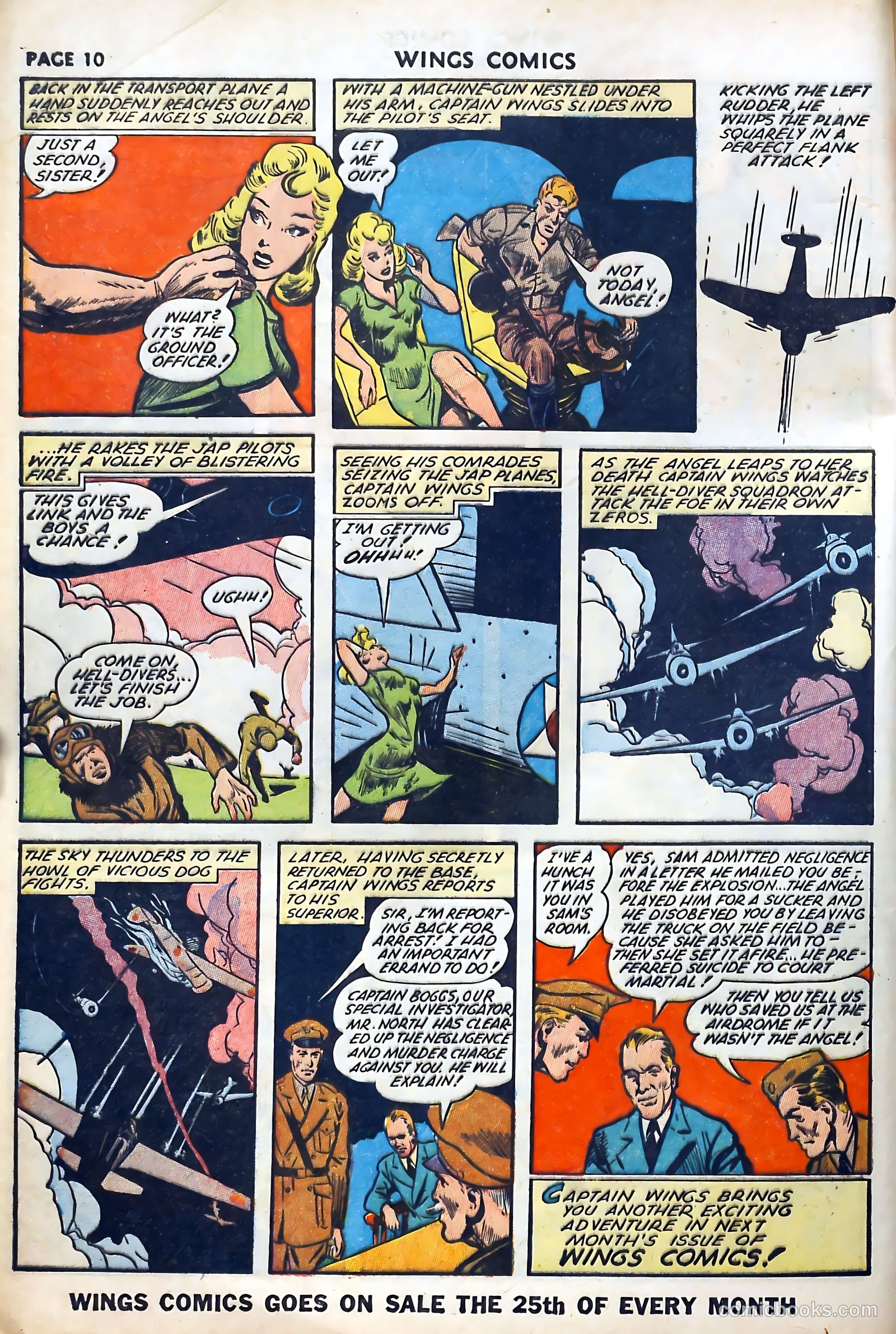 Wings Comics #27 (1942) — page 12 of 69