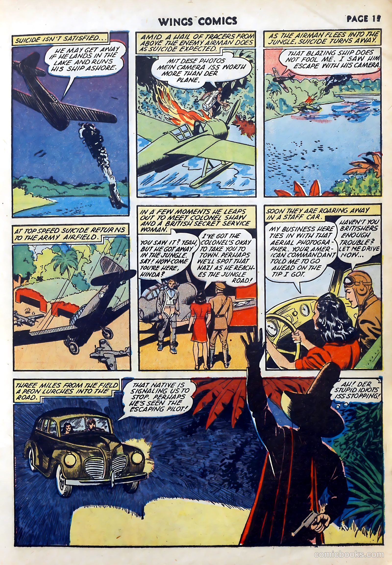 Wings Comics #27 (1942) — page 15 of 69