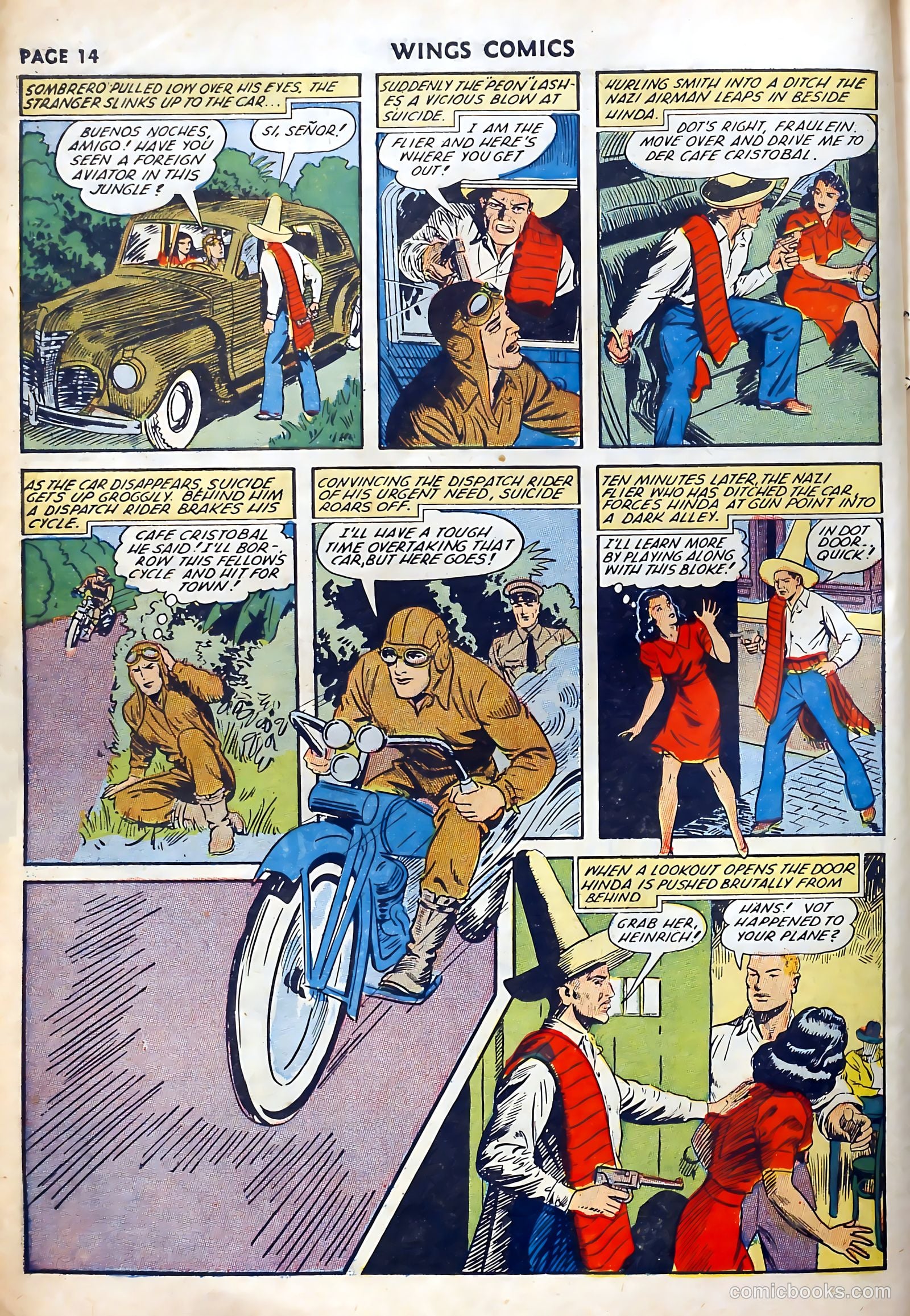 Wings Comics #27 (1942) — page 16 of 69