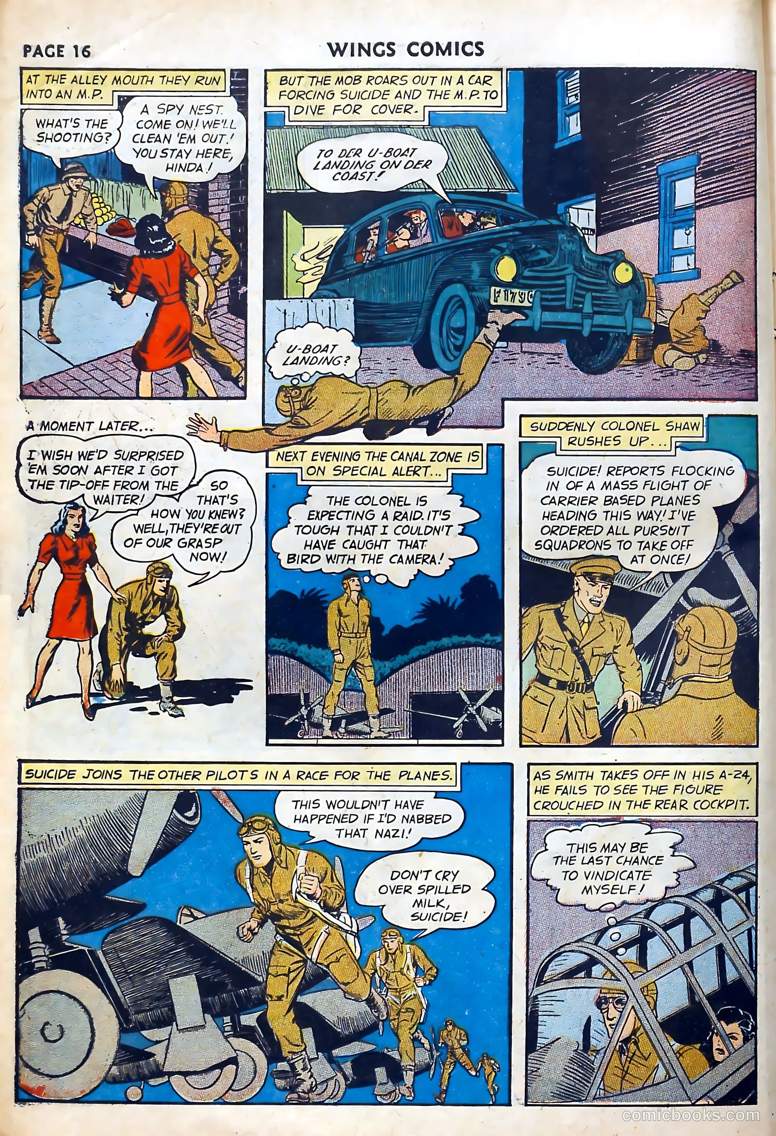 Wings Comics #27 (1942) — page 18 of 69