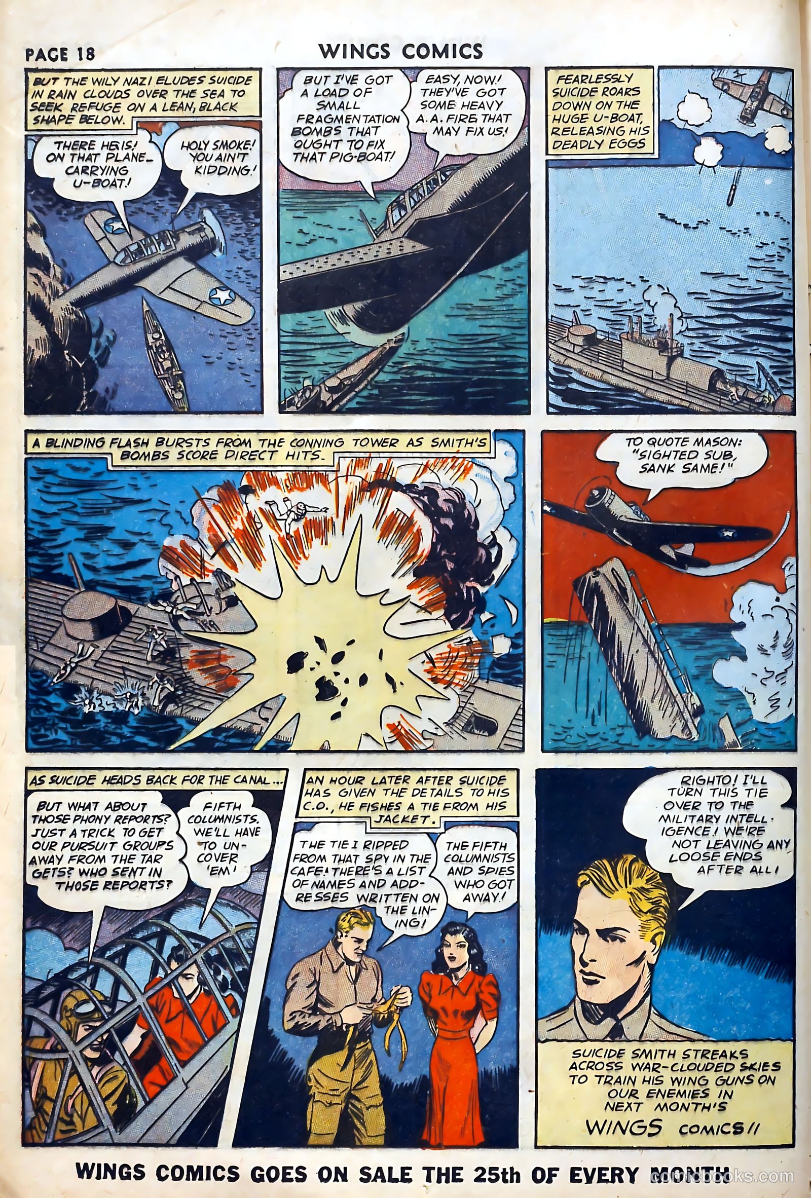 Wings Comics #27 (1942) — page 20 of 69