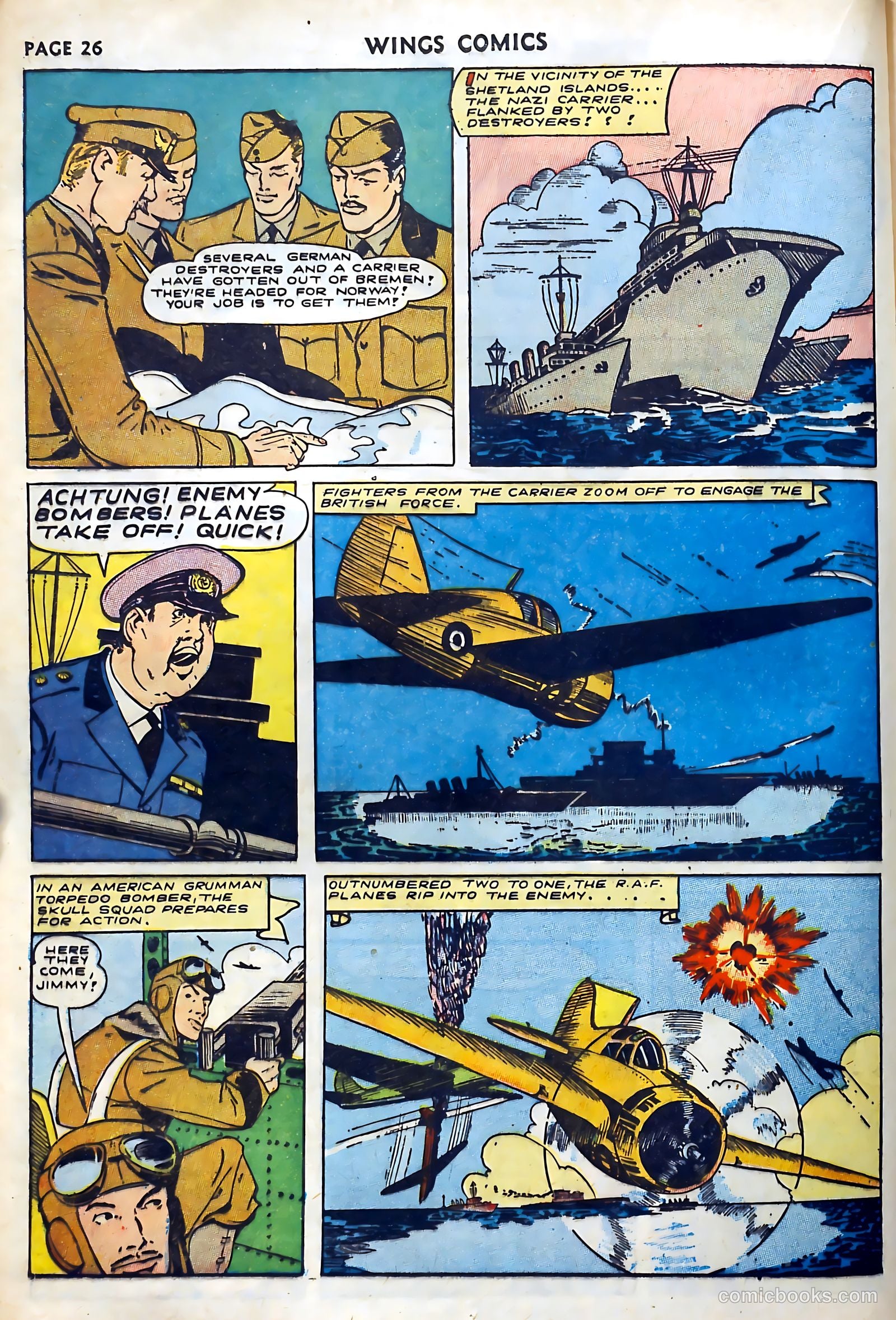 Wings Comics #27 (1942) — page 28 of 69