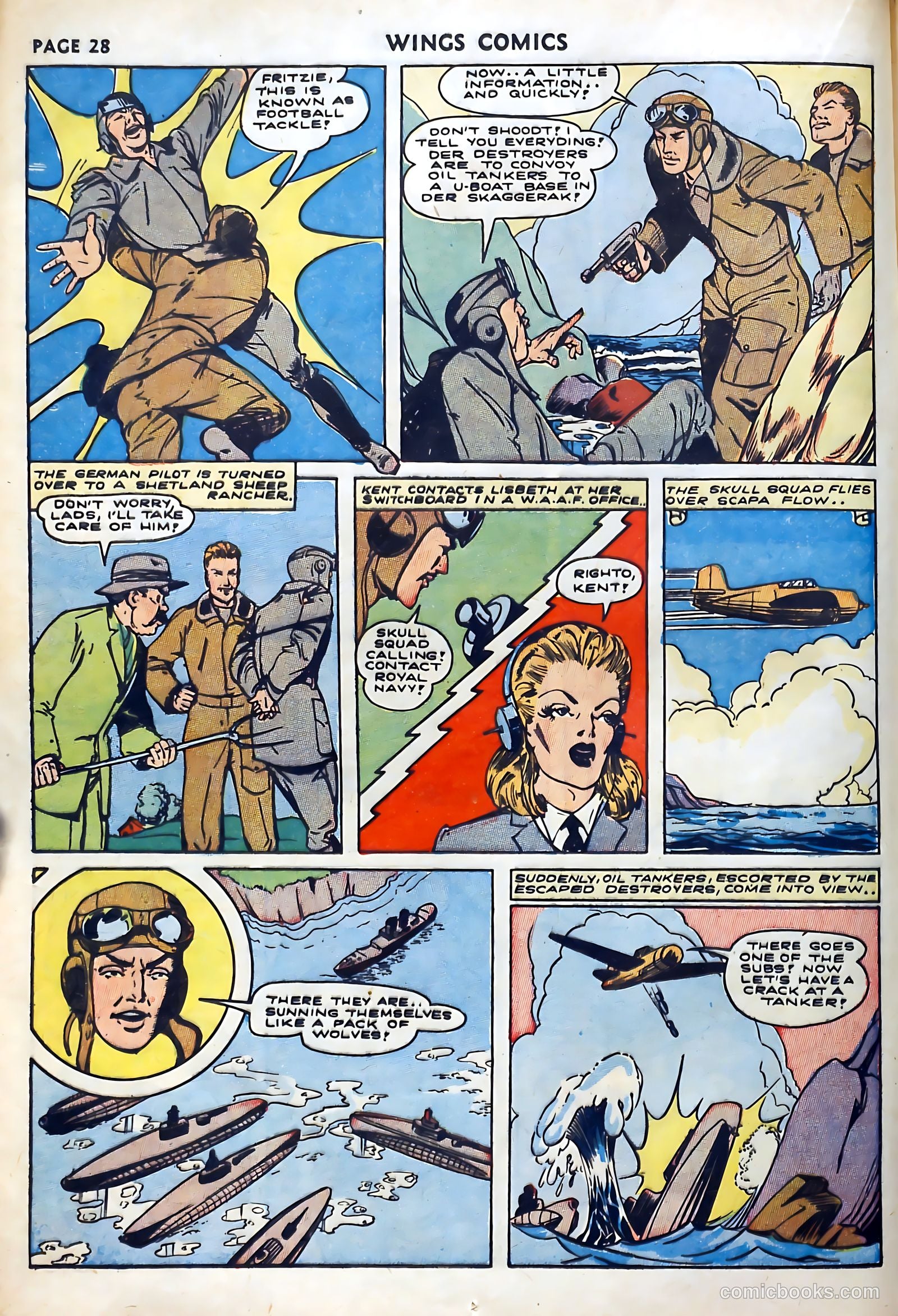 Wings Comics #27 (1942) — page 30 of 69