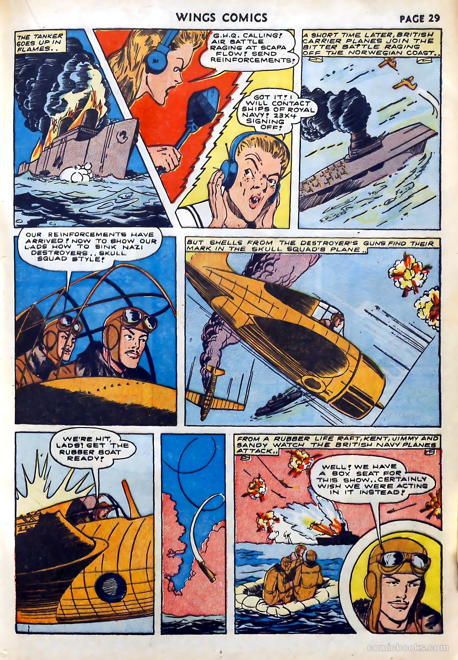 Wings Comics #27 (1942) — page 31 of 69