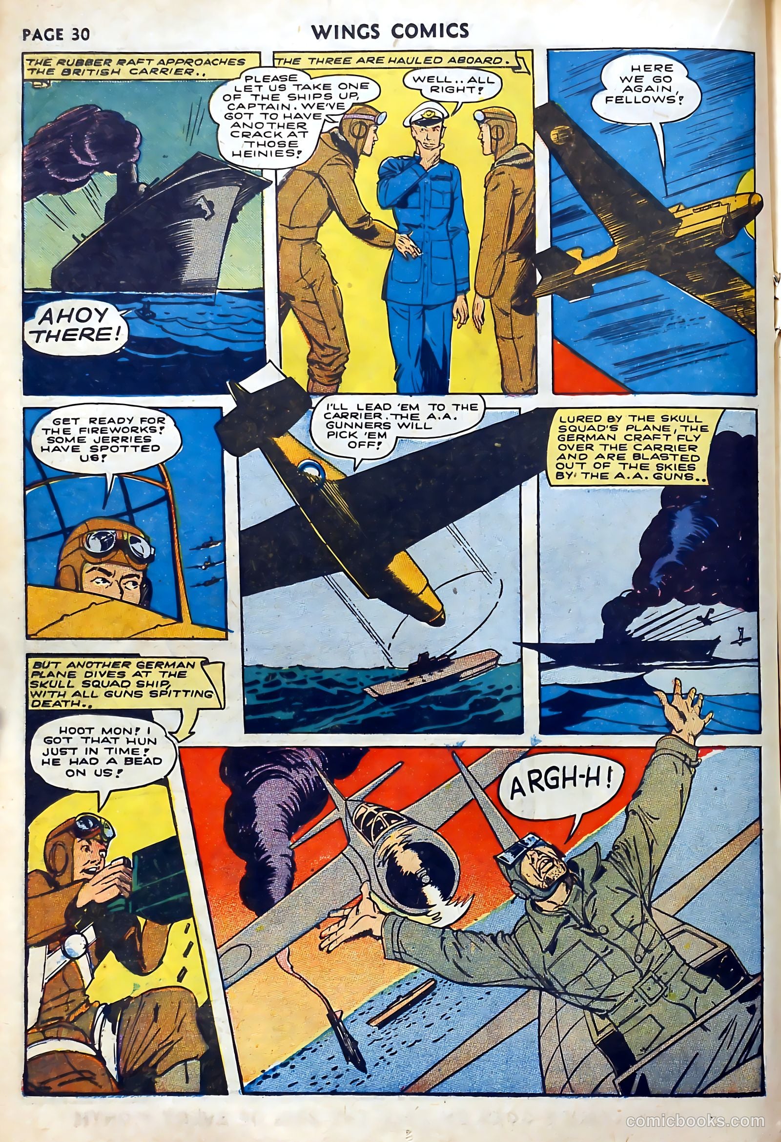 Wings Comics #27 (1942) — page 32 of 69