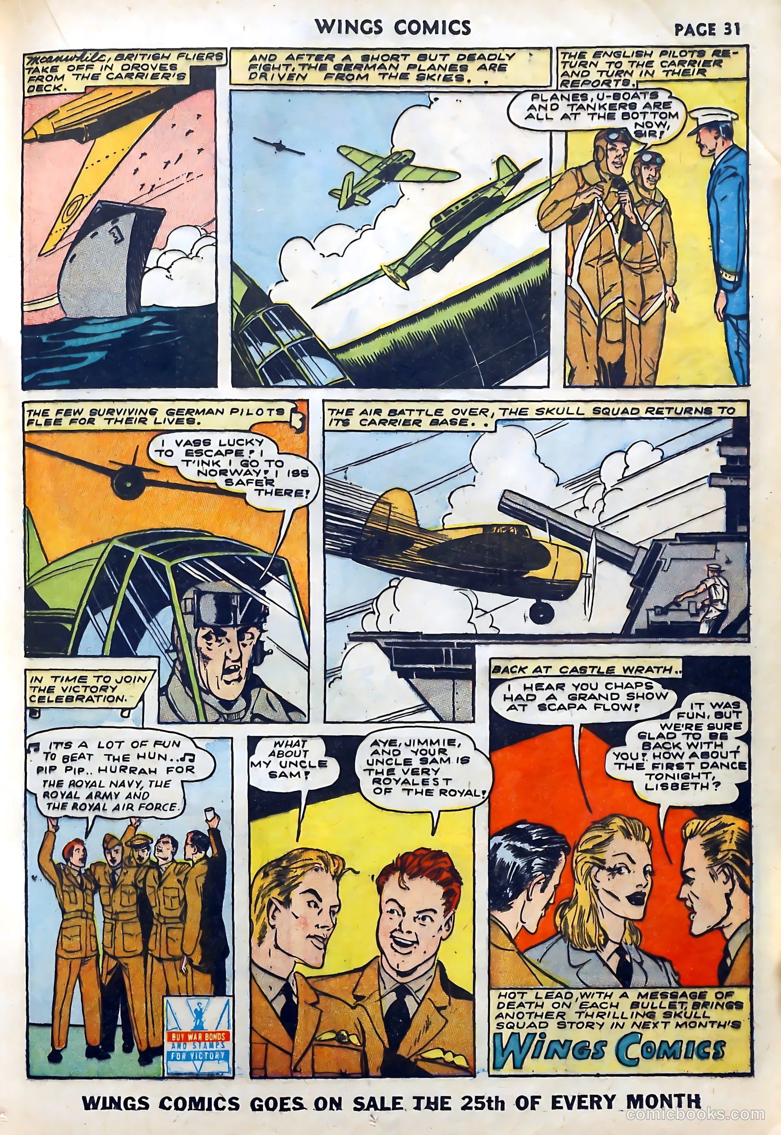 Wings Comics #27 (1942) — page 33 of 69
