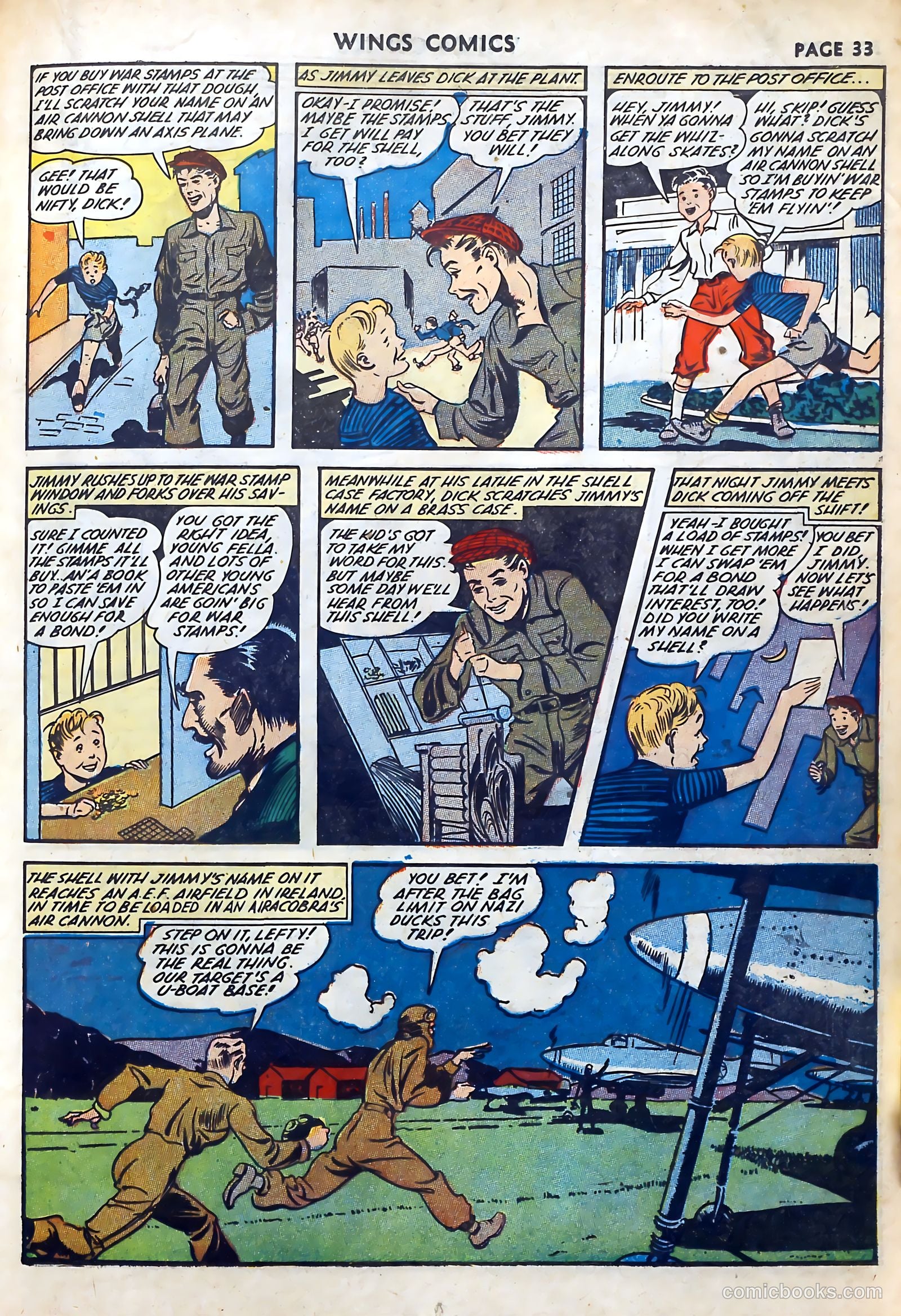 Wings Comics #27 (1942) — page 35 of 69