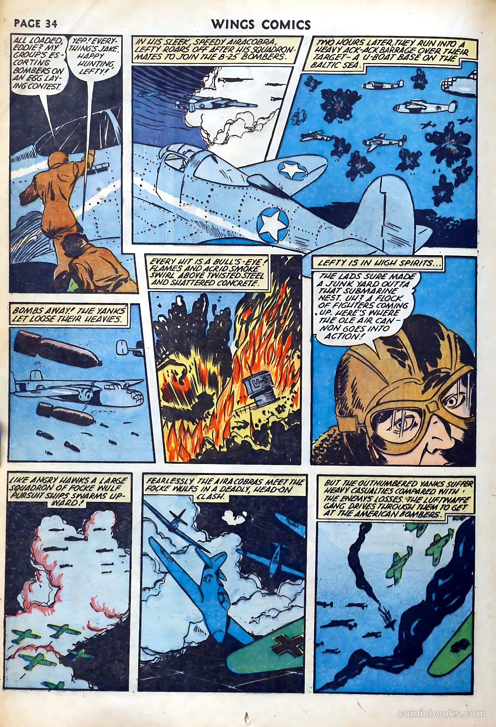 Wings Comics #27 (1942) — page 36 of 69