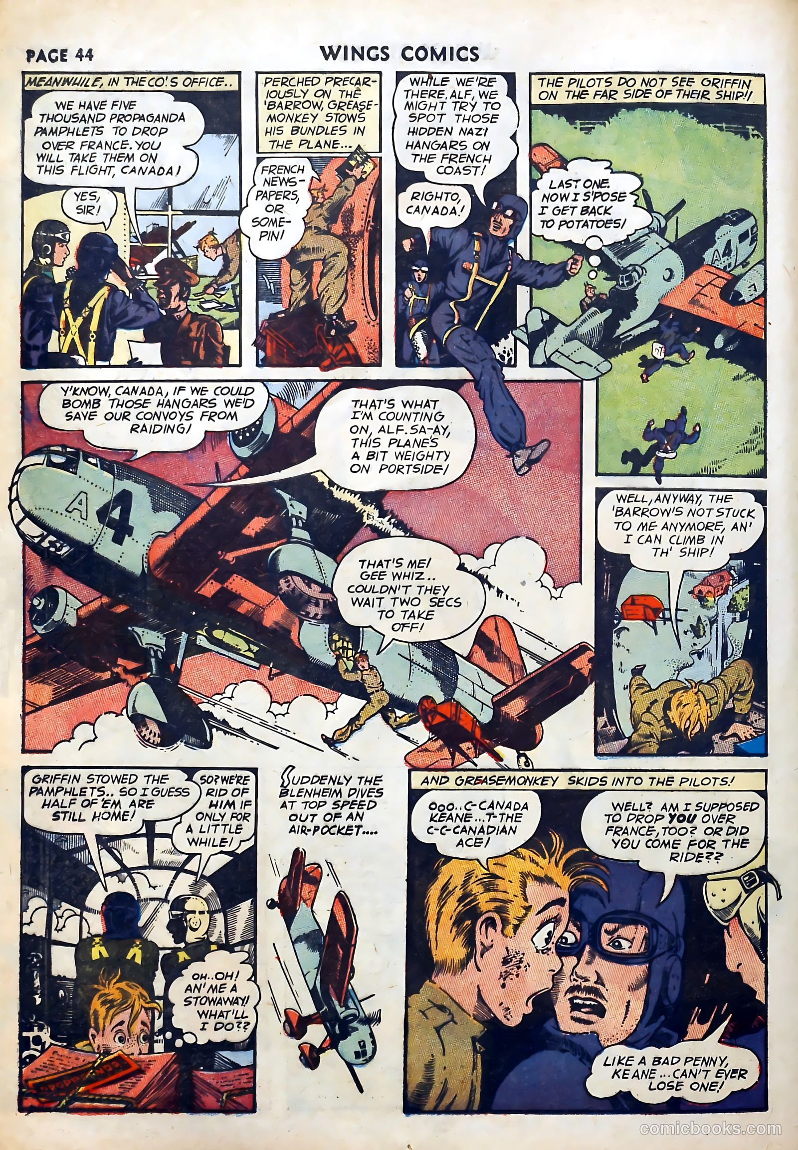 Wings Comics #27 (1942) — page 46 of 69