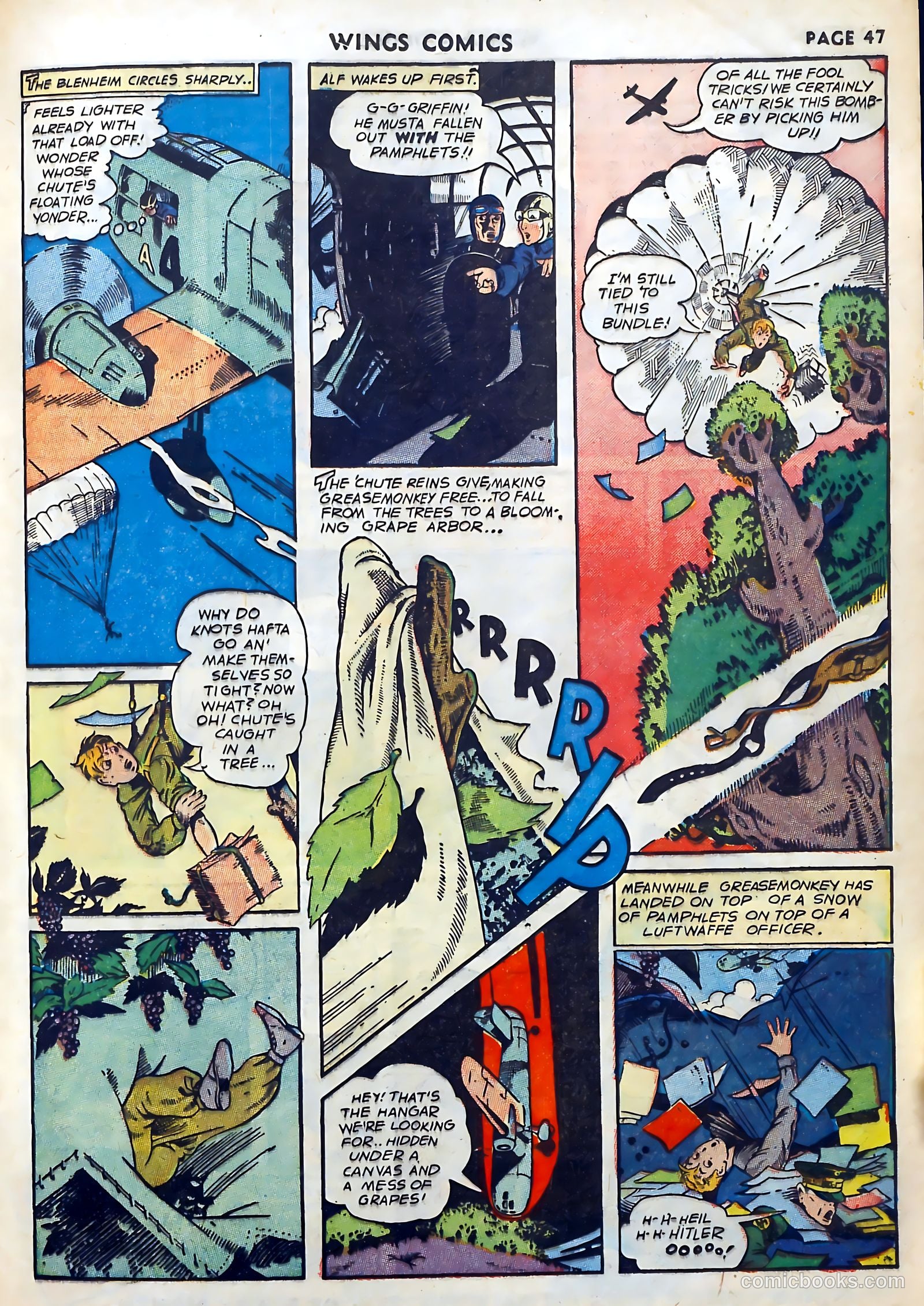 Wings Comics #27 (1942) — page 49 of 69