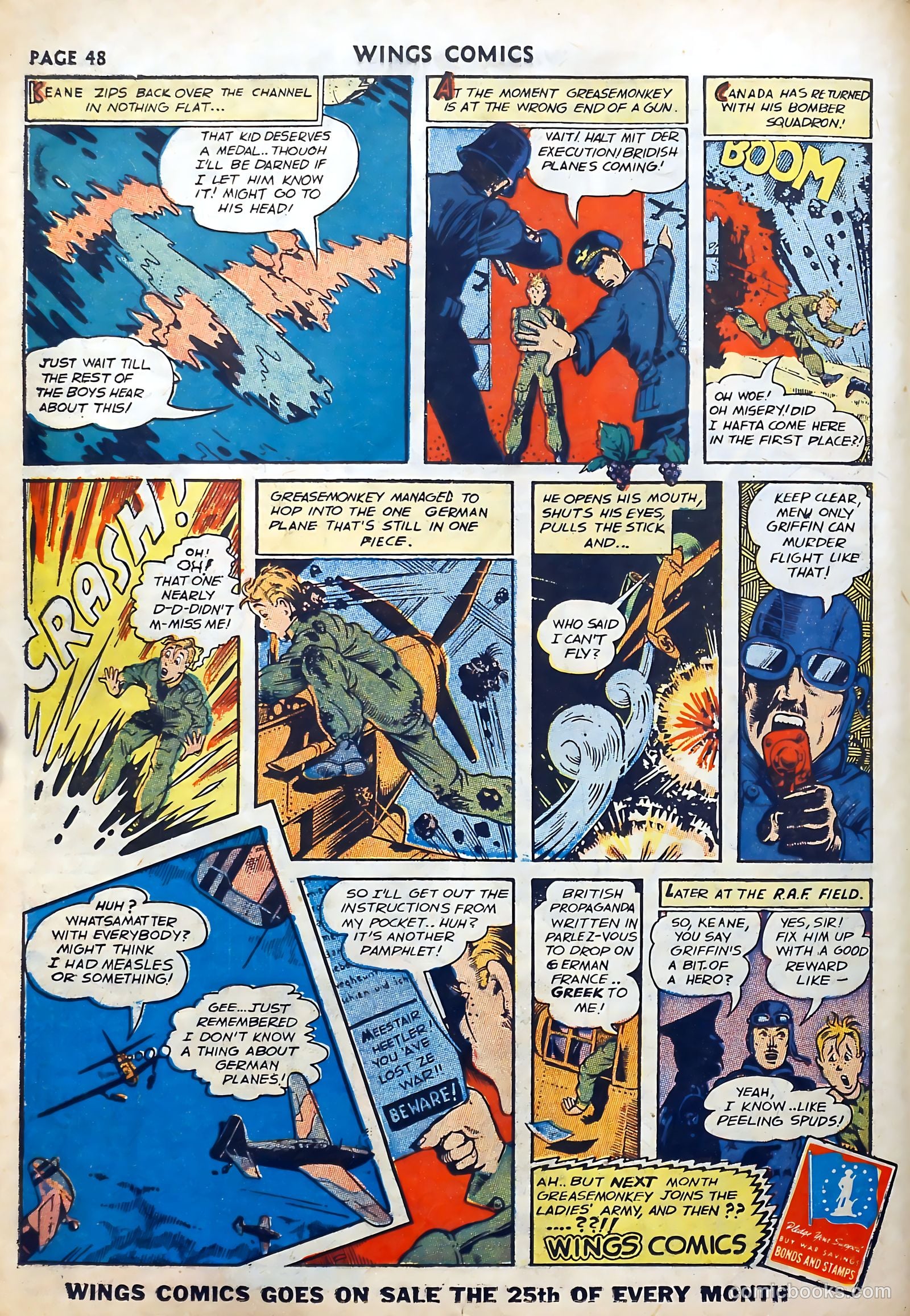 Wings Comics #27 (1942) — page 50 of 69