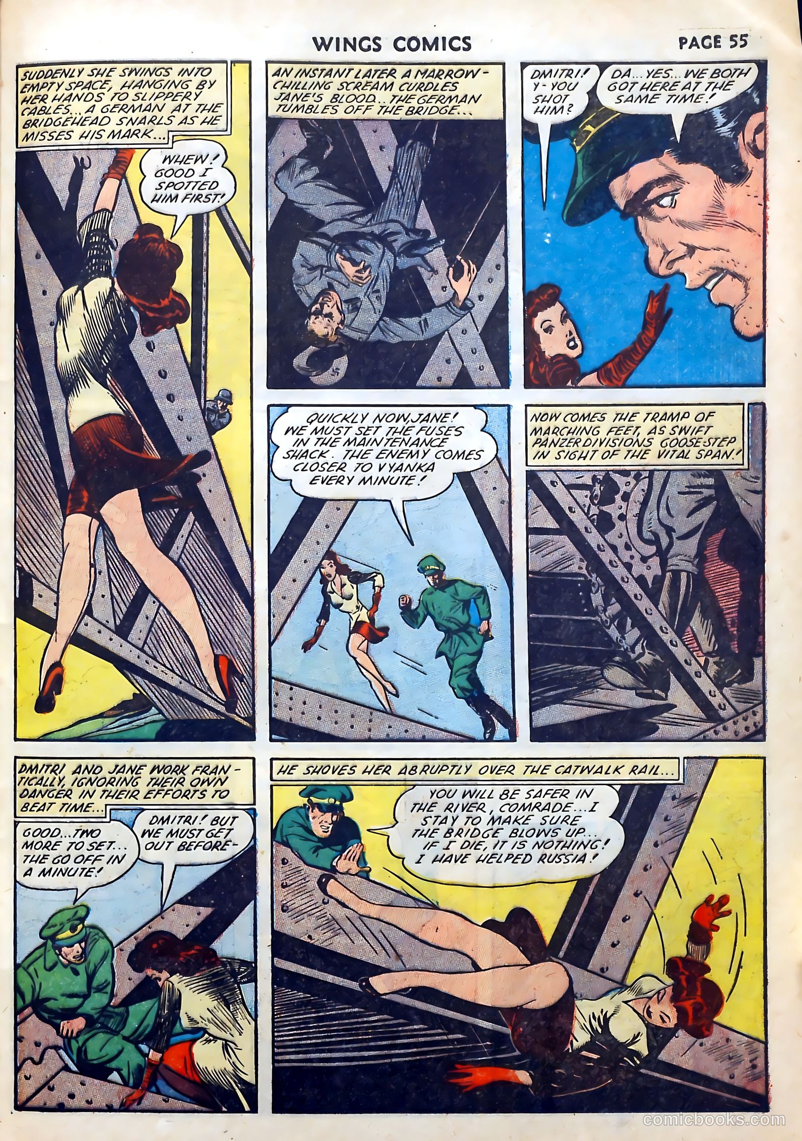 Wings Comics #27 (1942) — page 57 of 69