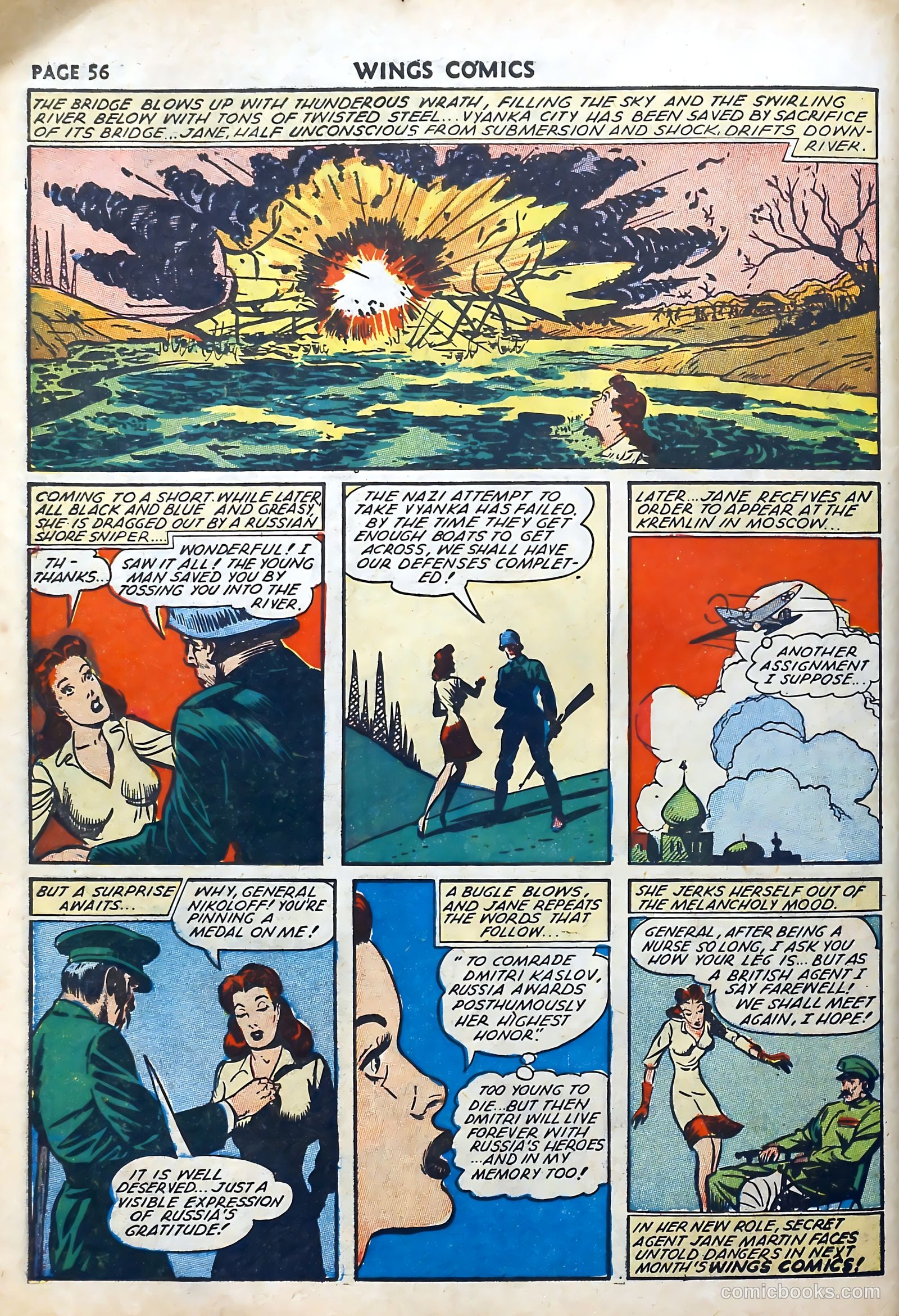 Wings Comics #27 (1942) — page 58 of 69