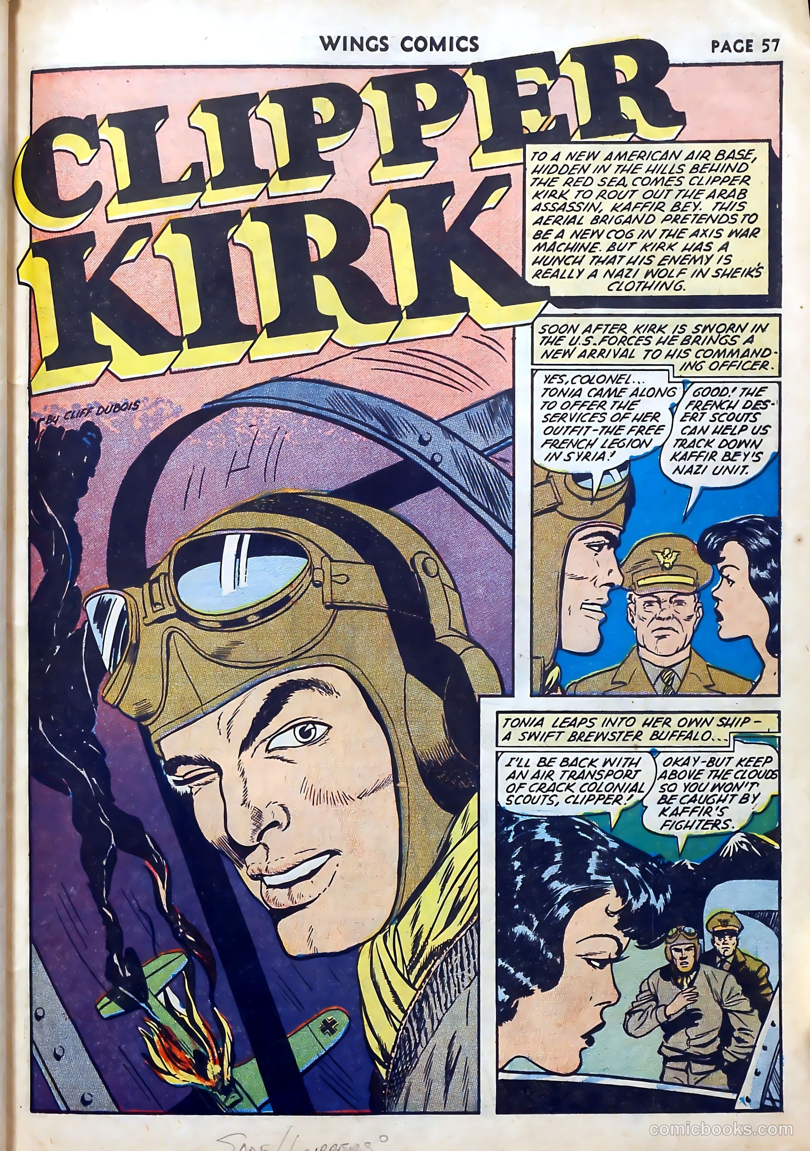 Wings Comics #27 (1942) — page 59 of 69